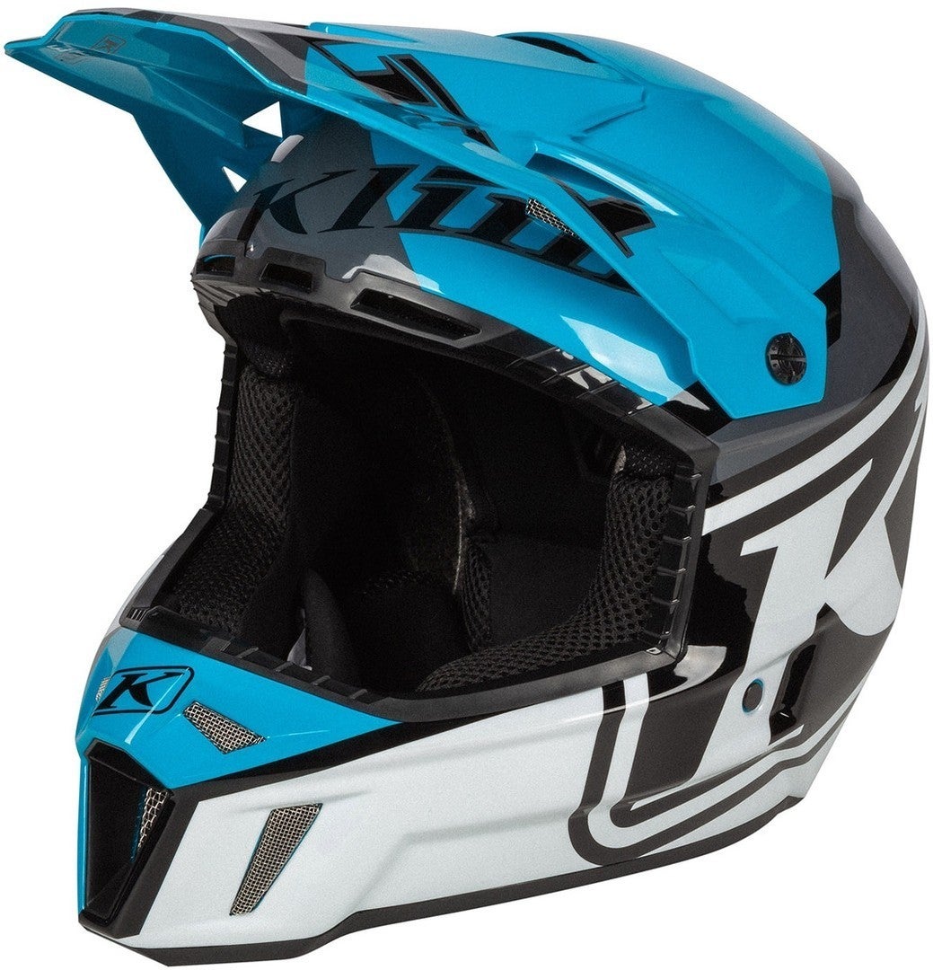 Klim F3 Disarray Motokrosová přilba modrá/černá/bílá XL (60/61) Obrázek 8