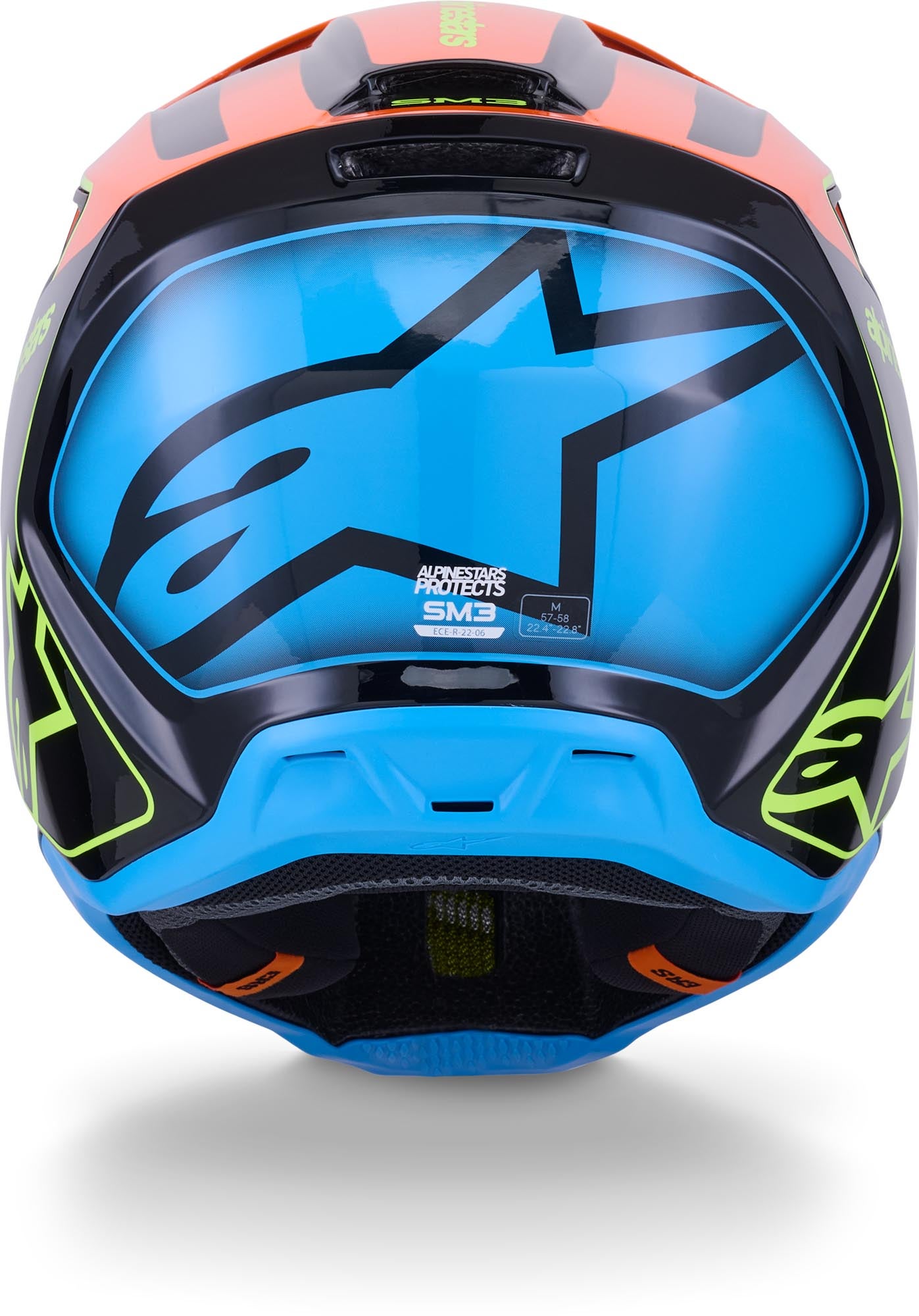 Alpinestars S-M3 Fray Casque de motocross noir/bleu/orange L (59/60) Figure 6