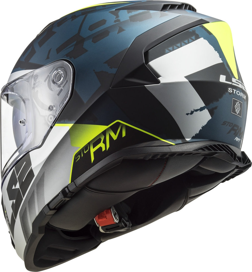 LS2 FF800 Storm Sprinter Capacete preto/cinza/azul XL (61/62) Figura 6