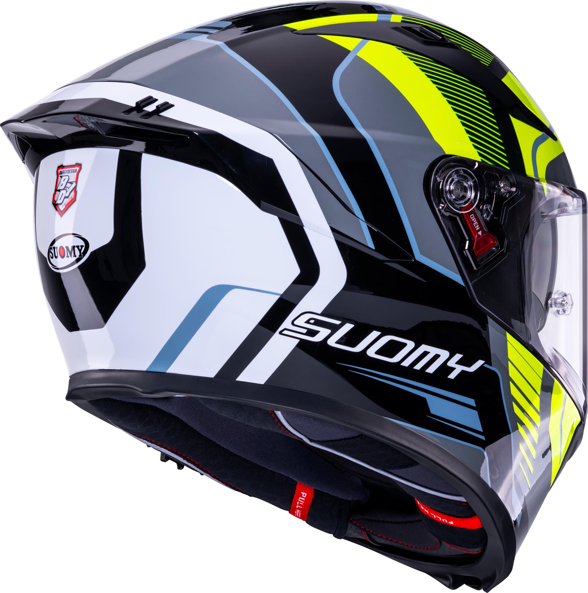 Suomy Speedstar 2 Parallax Helm schwarz/gelb/weiß L (59/60) Abbildung 5