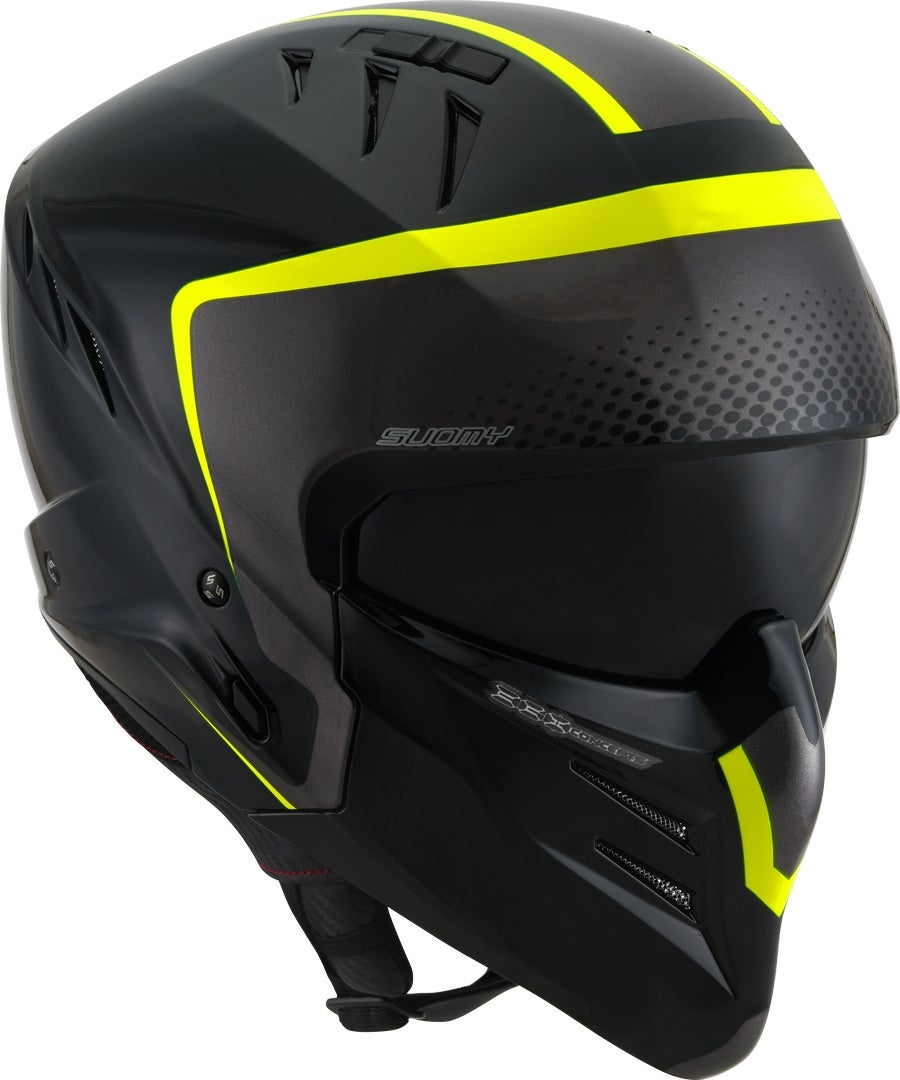Suomy Armor Crew 2023 Jethjelm sort/gul Nederlag (61) Figur 7
