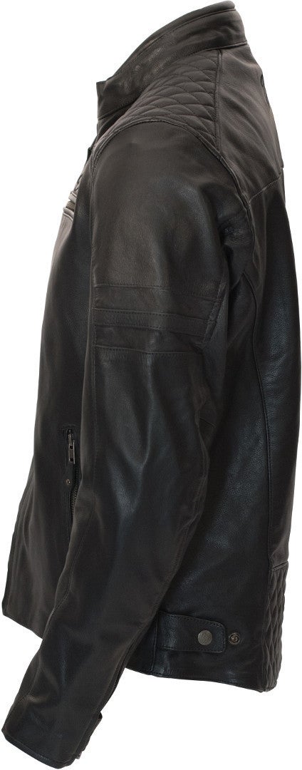 Rusty Stitches Jari Motorcycle Leather Jacket black 3XL Figure 4