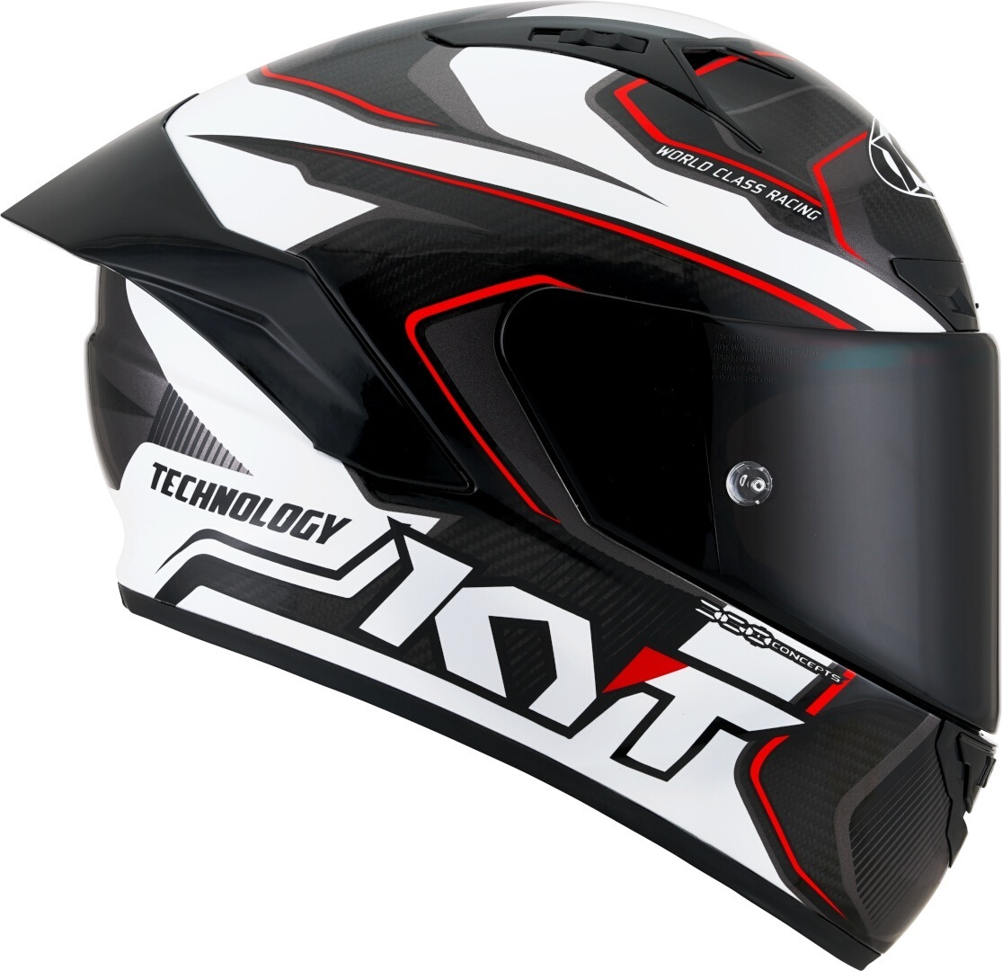 KYT NZ Race Carbon Competition Cască alb XL (61/62) Figura 4