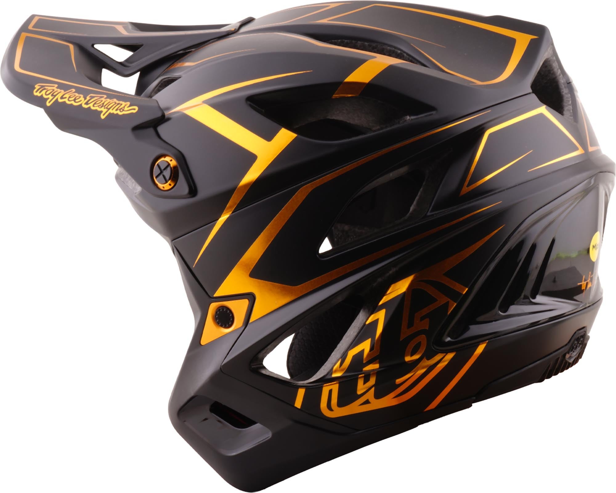 Troy Lee Designs Stage Stunt MIPS Pinstripe Negru/Auriu M-L (57/59) Figura 6