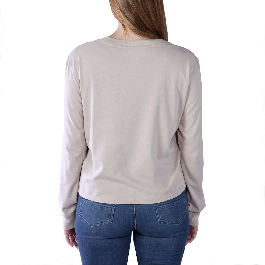 Carhartt Relaxed Fit Lightweight Pocket Damen Langarmshirt hellgrau M Abbildung 4