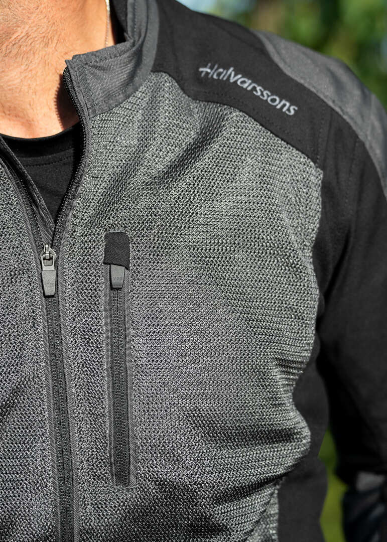 Halvarssons Arvika Motorcycle Textile Jacket grey/black 56 Figure 8