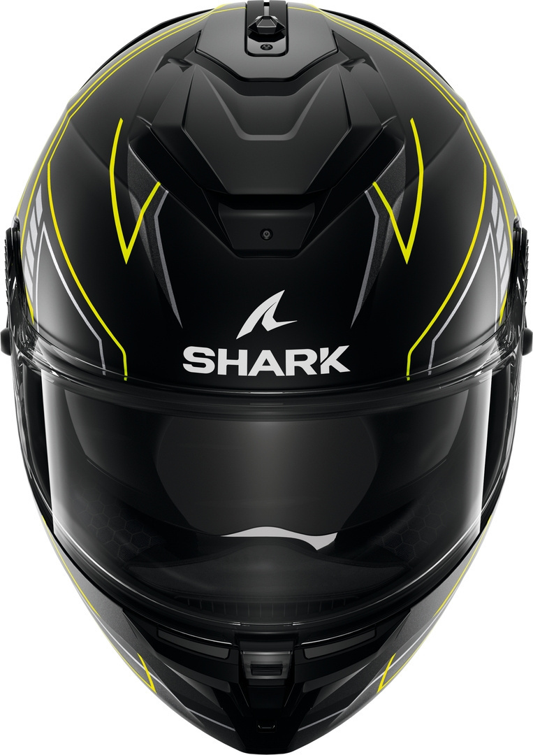 Shark Spartan GT Pro Toryan Hjelm sort mat/grå/gul M (57/58) Figur 2