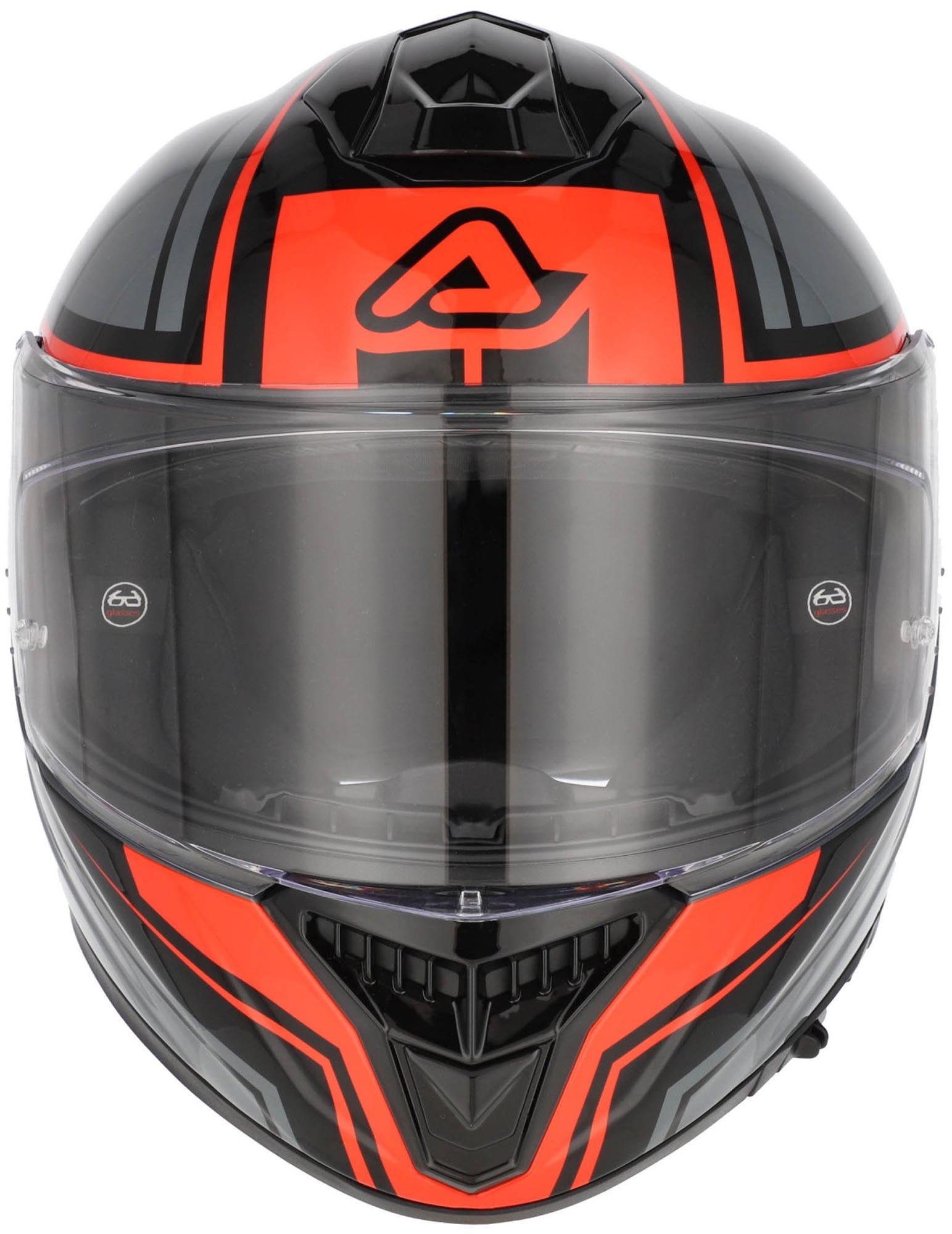 Acerbis Tarmak-X Logo Helm schwarz/grau/rot XL (61/62) Abbildung 4