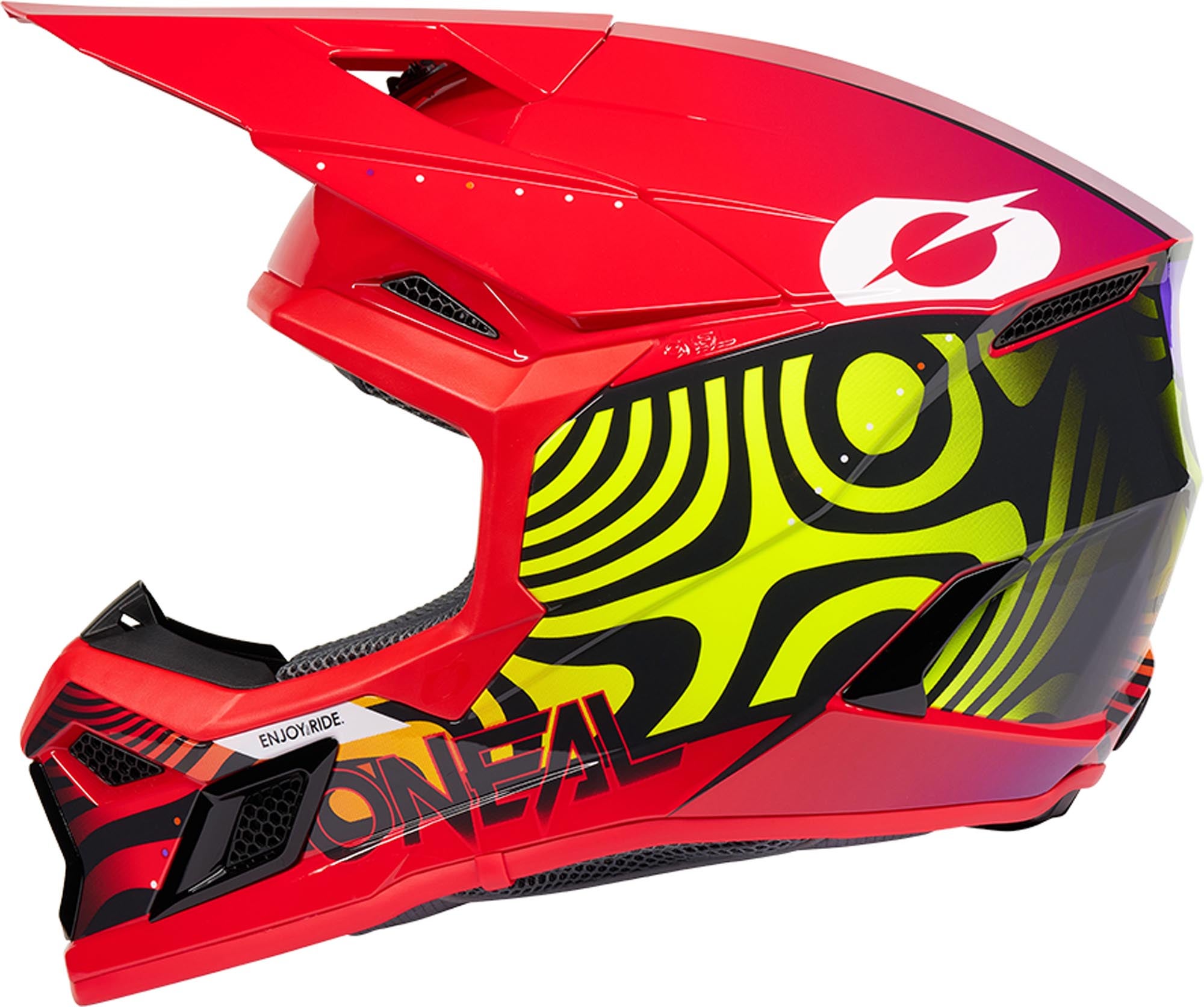 Oneal 3SRS Nova Casco da motocross giovanile rosso Y/XL (54/55) Figura 3