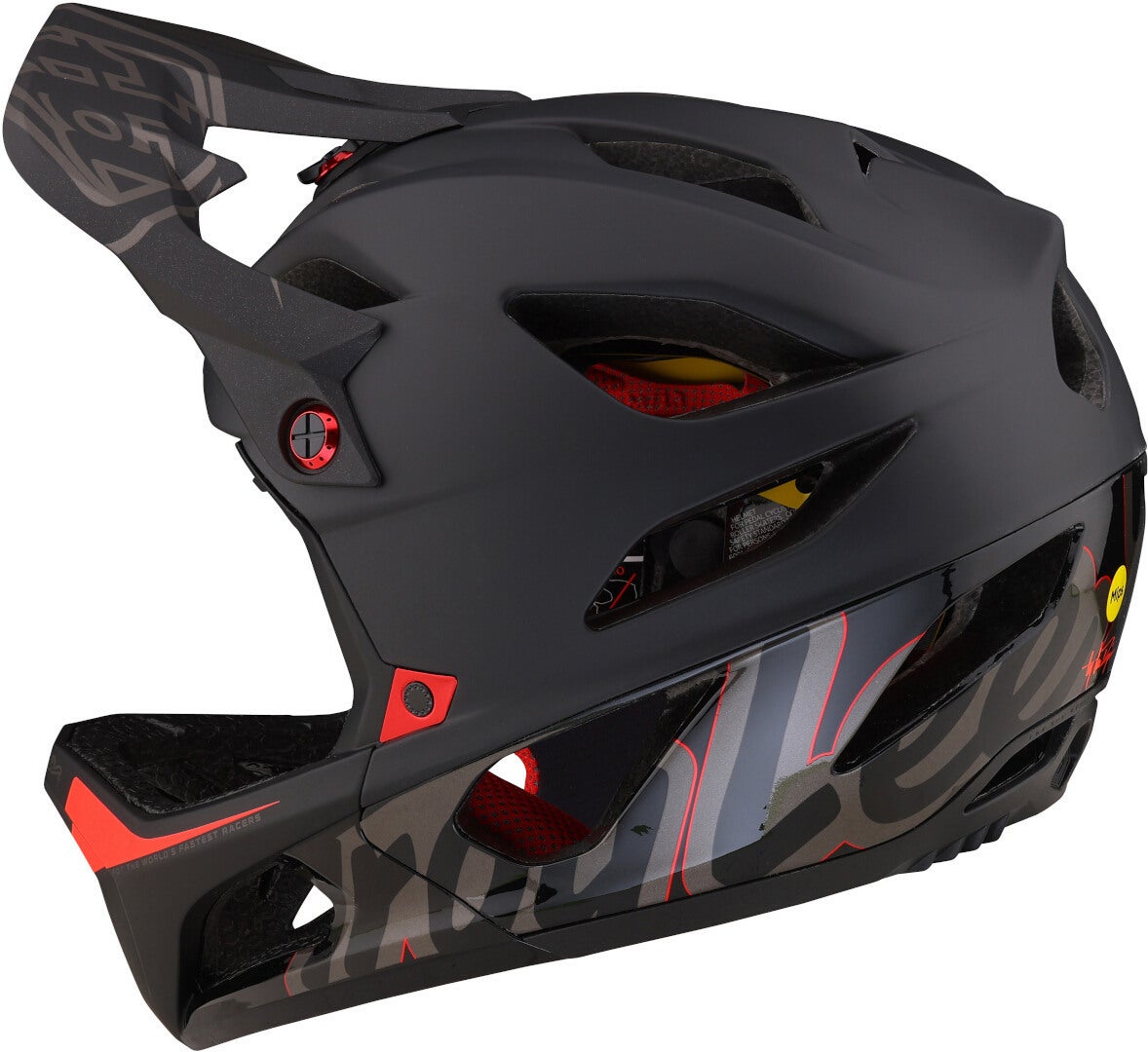 Troy Lee Designs Stage MIPS Signature Downhill Helm schwarz M-L (57/59) Abbildung 7