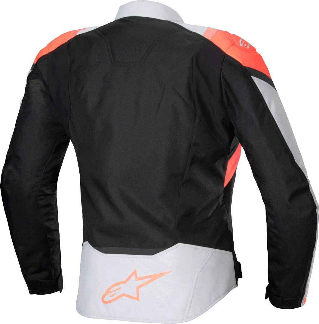 Alpinestars Stella T-Jaws V4 vattentät Damer Motocycle Textil Jacka Svart/Ljusgrå/Fluo-korall M Figur 2