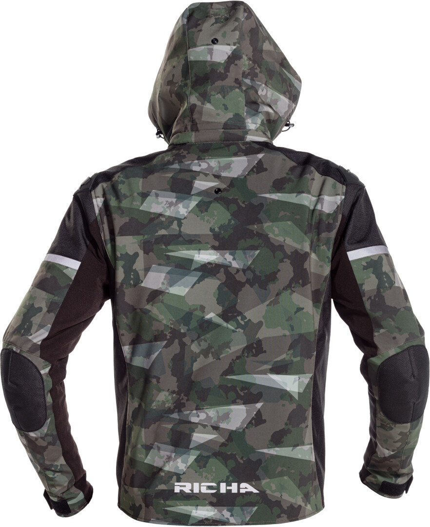 Richa Stealth veste textile de moto imperméable Vert/camouflage 4XL Figure 3