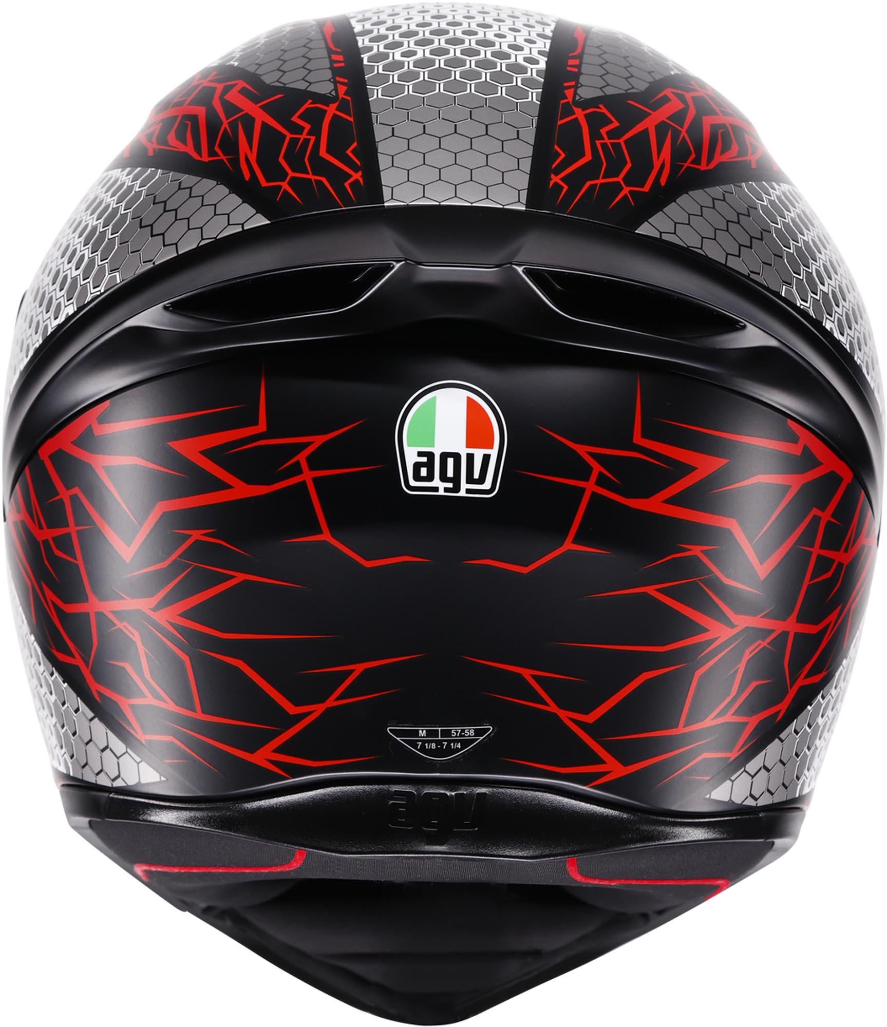 AGV K1 S Speedarmor Casco nero/grigio/rosso XS (53/54) Figura 5