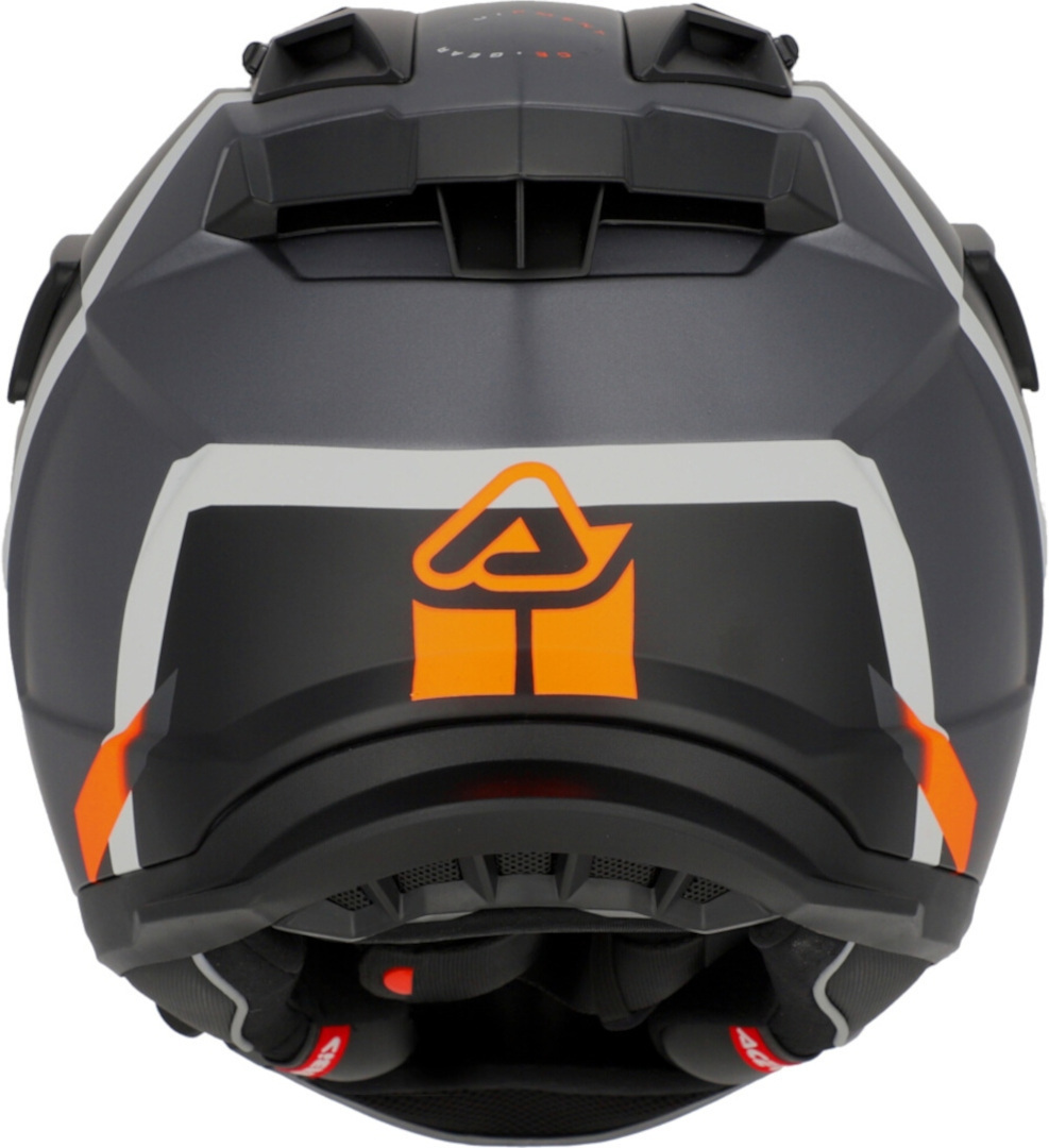 Acerbis Attack Graphic Cască Enduro Negru mat/portocaliu M (57/58) Figura 6