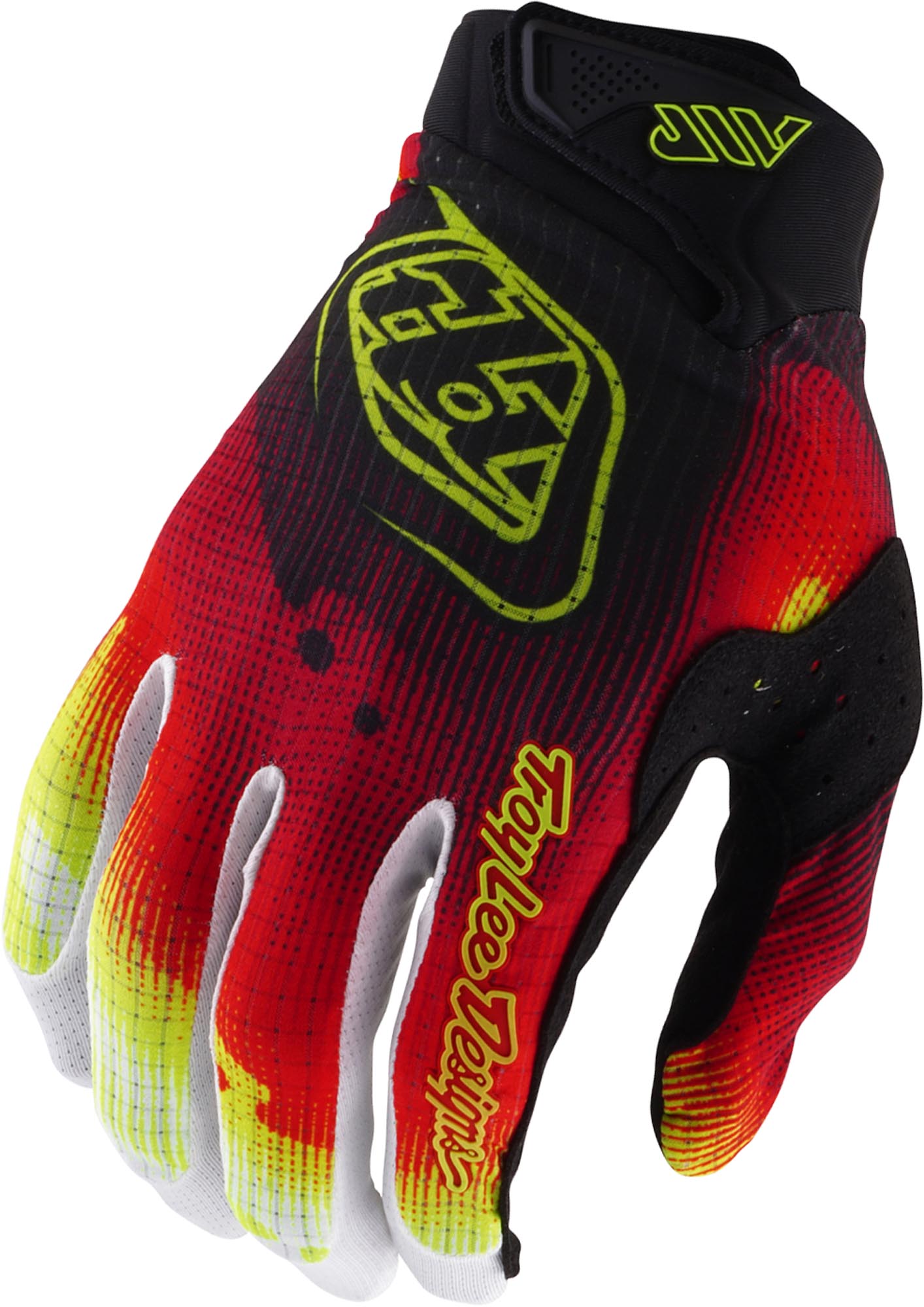 Troy Lee Designs Air Illusion Motocross Handschuhe rot/schwarz XL Abbildung 1
