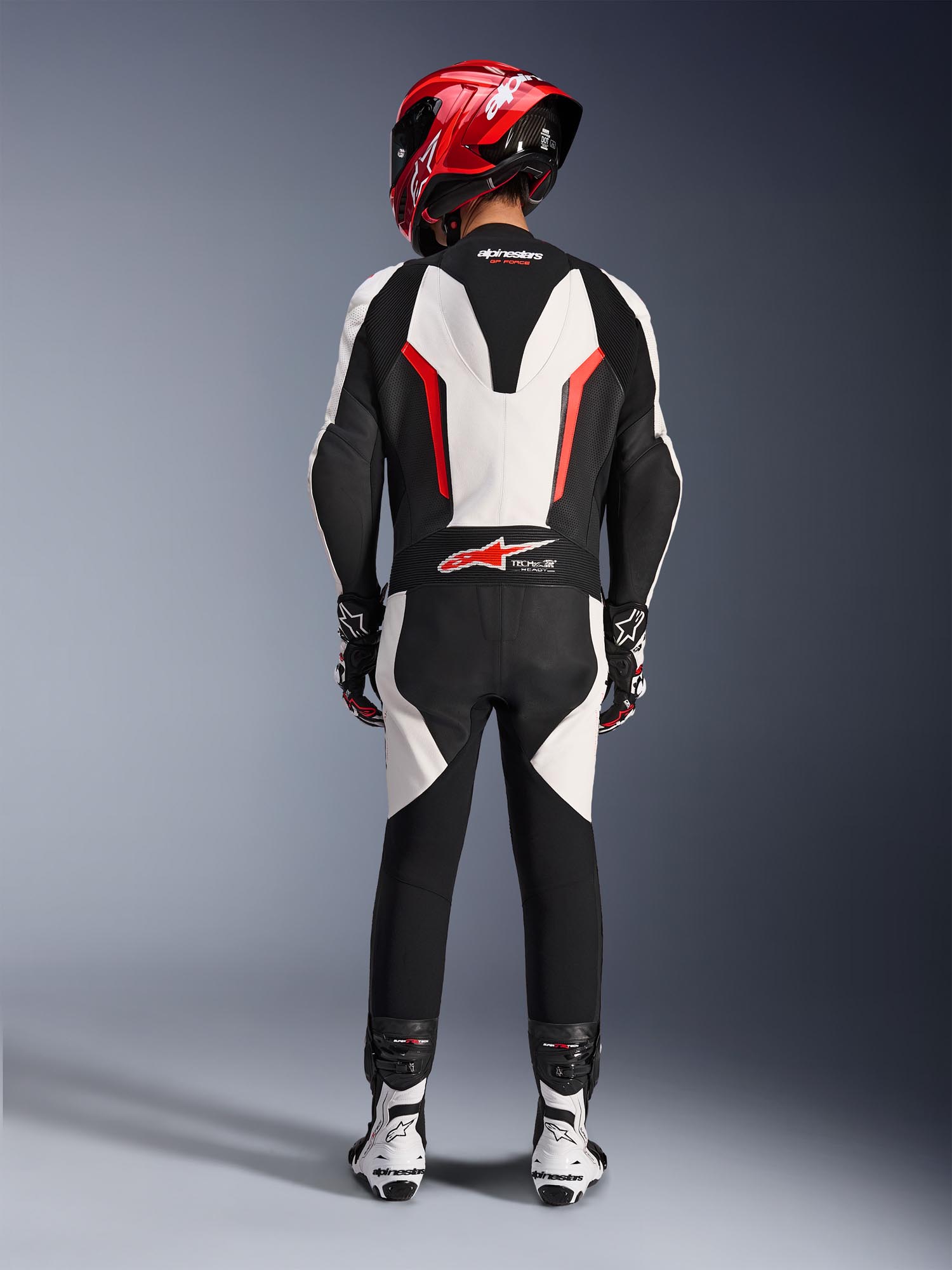 Side view of Alpinestars GP Force V2 1-Piece Motorcycle Leather Suit