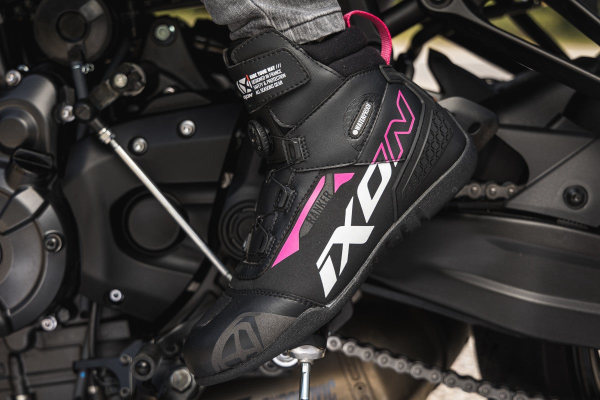Ixon Ranker WP Damen Motorradschuhe schwarz/weiß/fuchsia 38 Abbildung 6