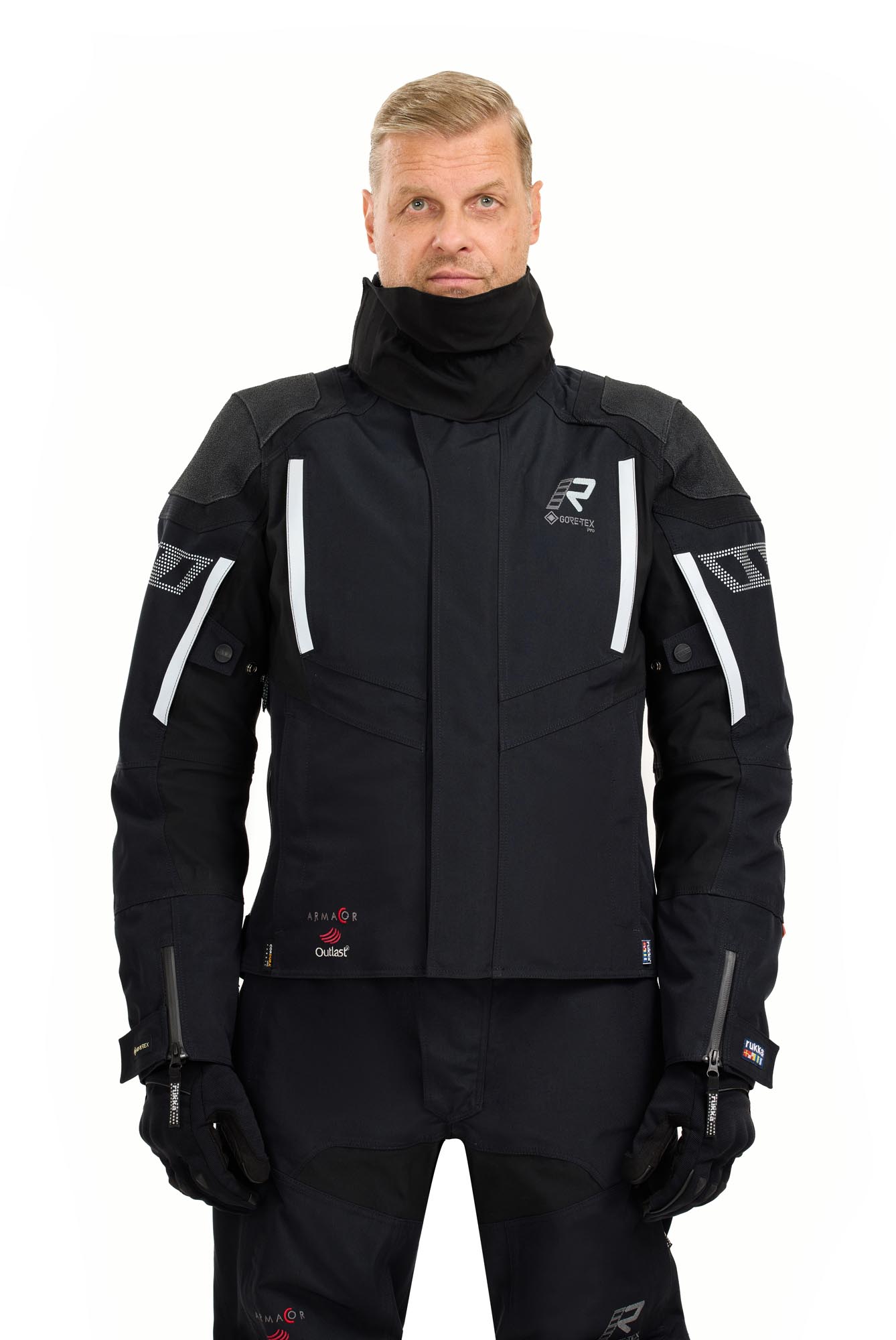 Rukka Shield-R Motocyklowa kurtka tekstylna /Srebrny 46 Rysunek 3