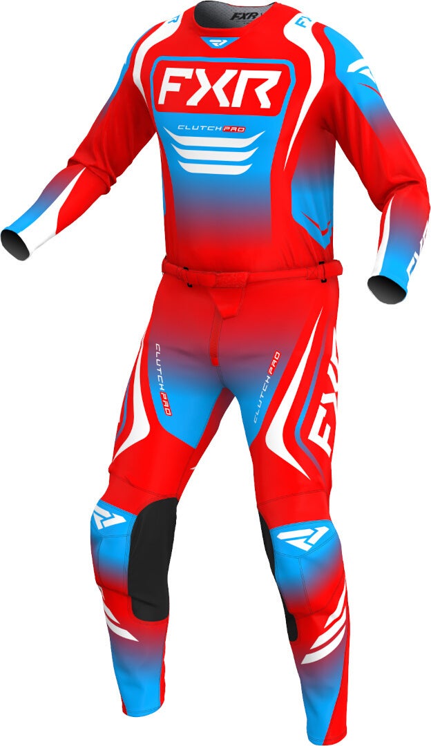 FXR Clutch Pro 2025 Motocross Pants red/white/blue 30 Figure 3