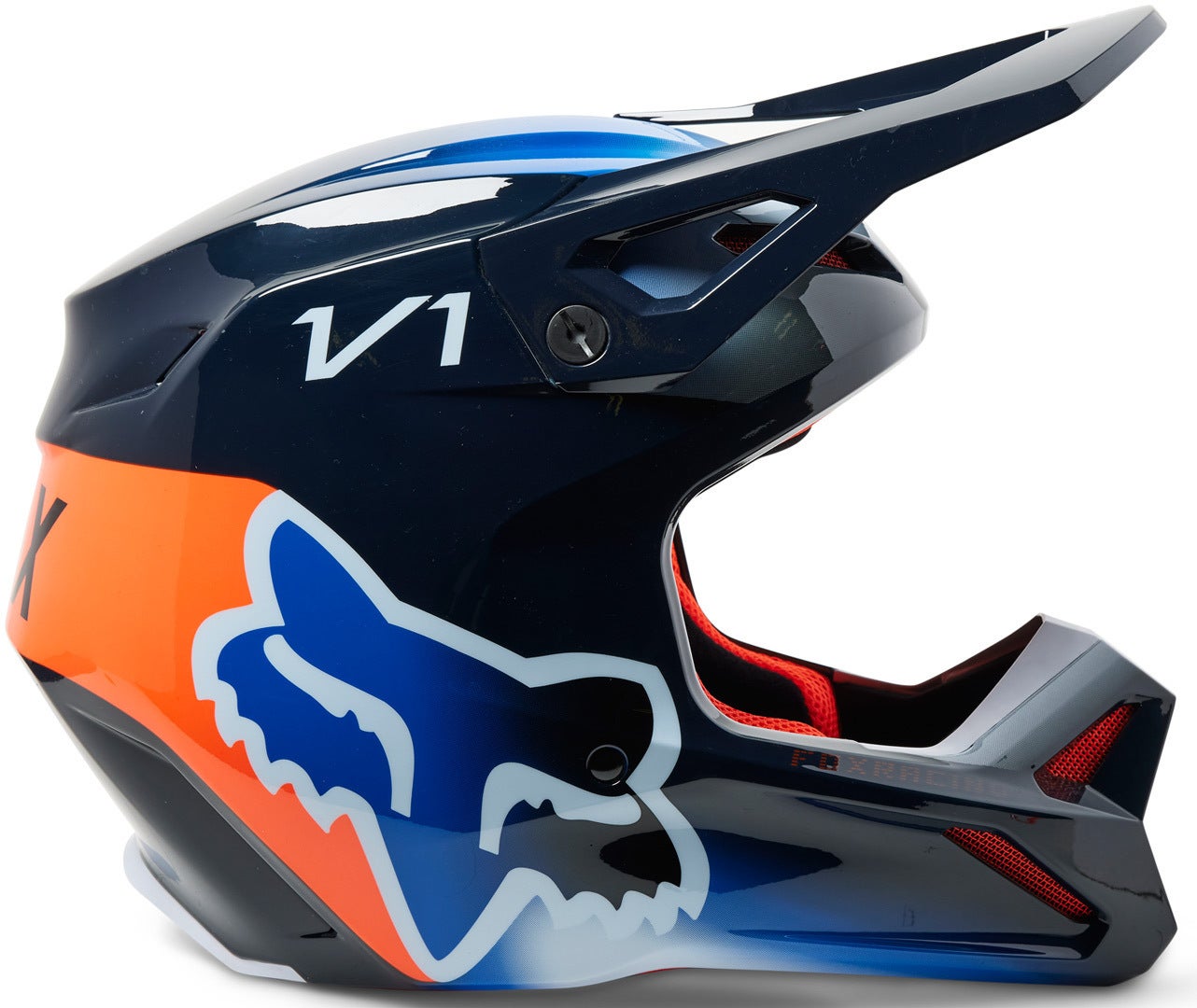 FOX V1 Toxsyk Casco Motocross blu M (57/58) Figura 5