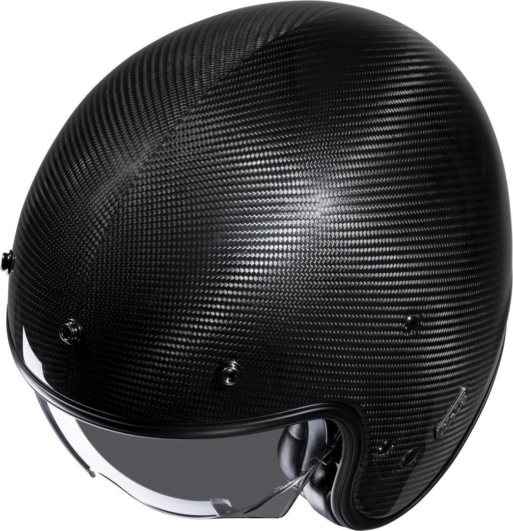 Side view of HJC V31 Retro Carbon Jet Helmet