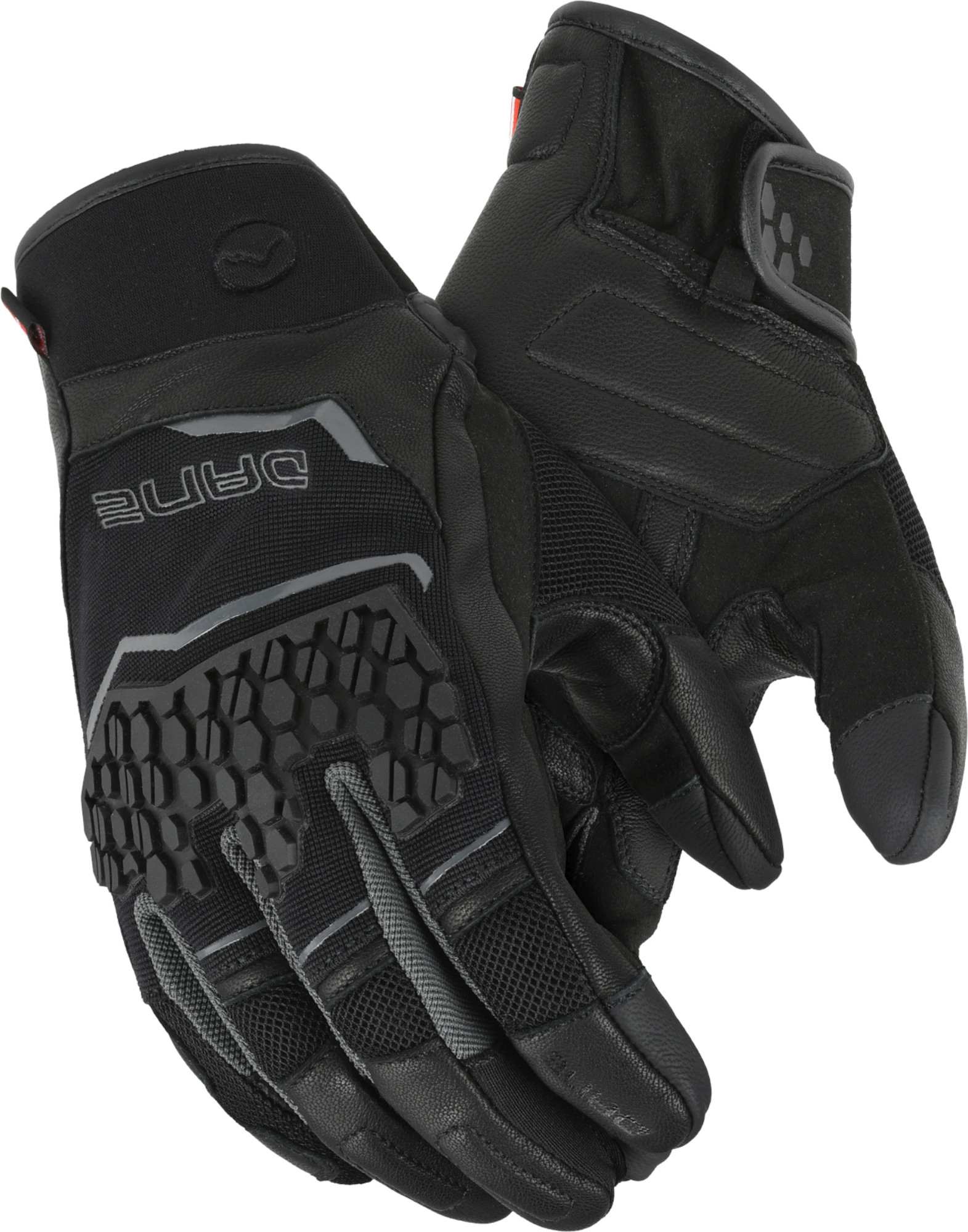 DANE Rorvig Mesh Motorcycle Gloves black/grey 3XL Figure 1