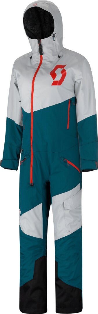 Scott Back-X Dryo Dames Eendelig Sneeuwscooter Pak blauw/grijs L Figuur 1