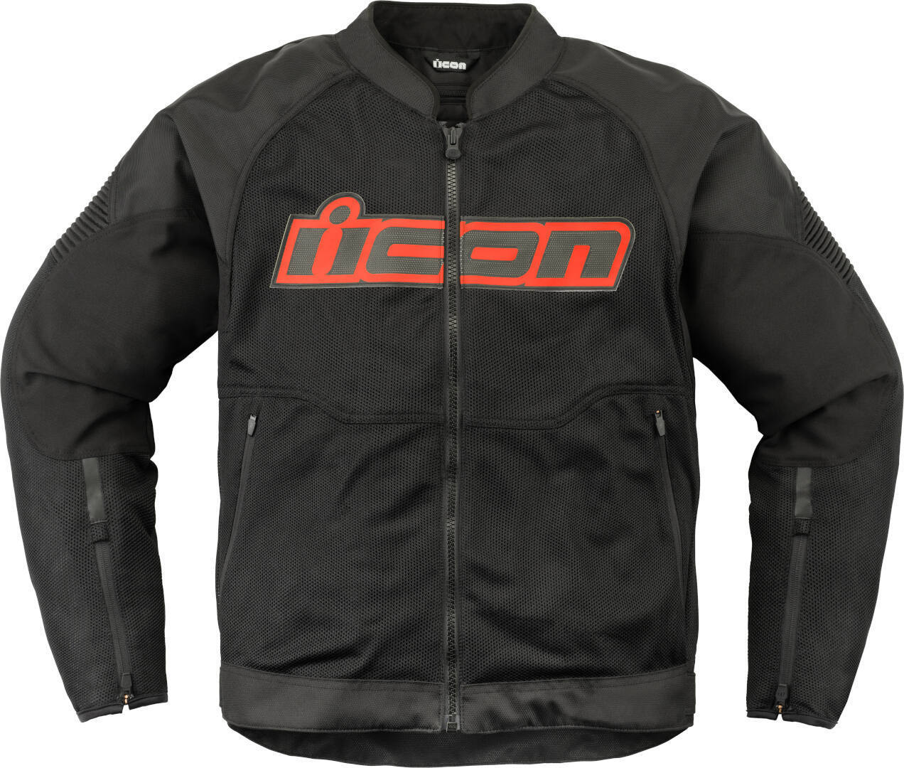Icon Overlord3 Mesh Solid Motorcycle Textile Jacket black/red 3XL Figure 1