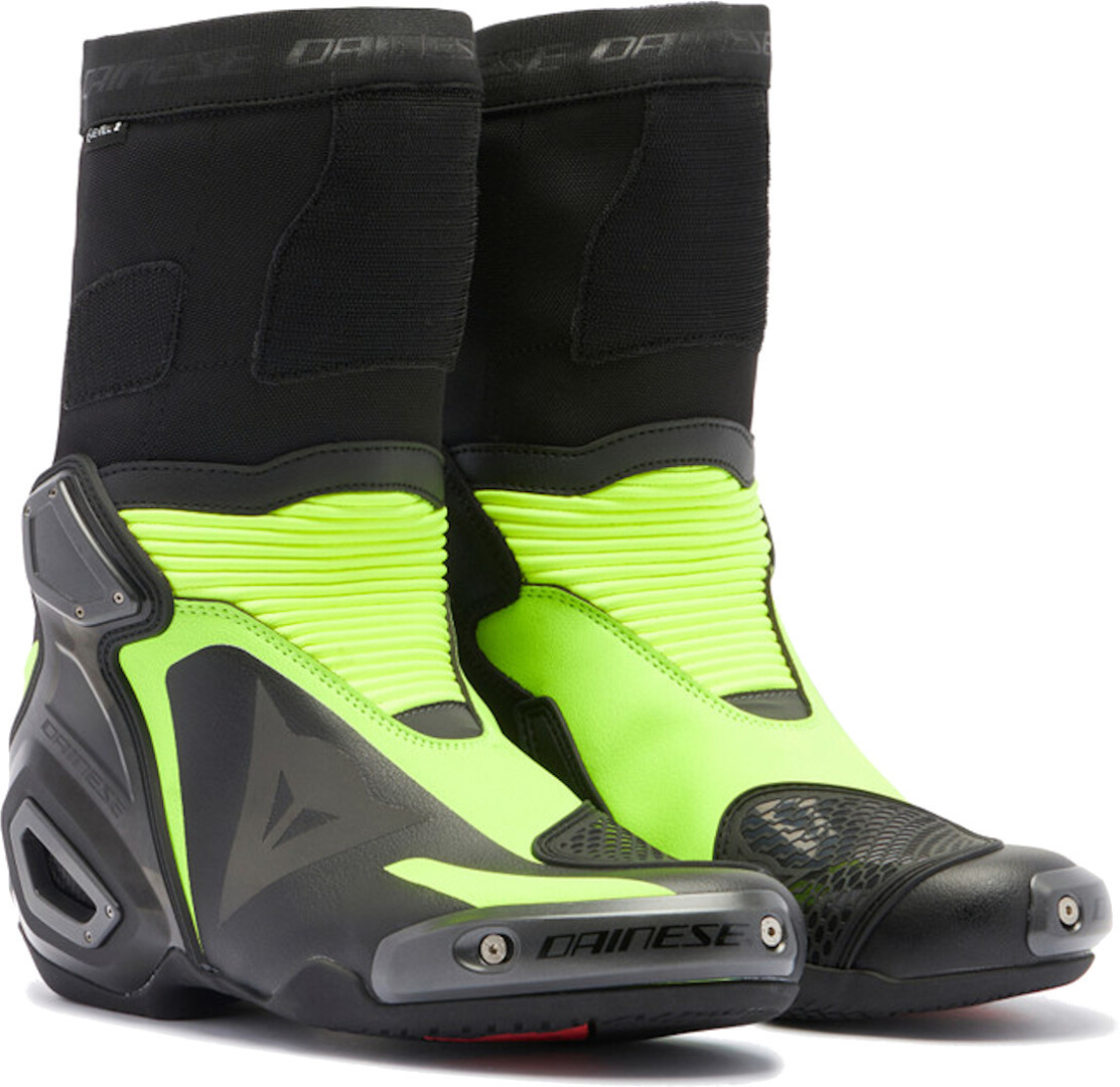 Dainese Axial 2 Cizme de motocicletă negru/galben 39 Figura 1