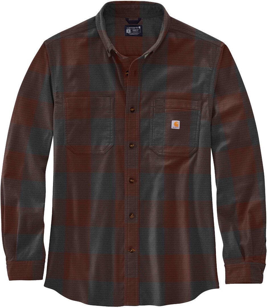 Carhartt Midweight Flannel Plaid Chemise Rouge M Figure 1