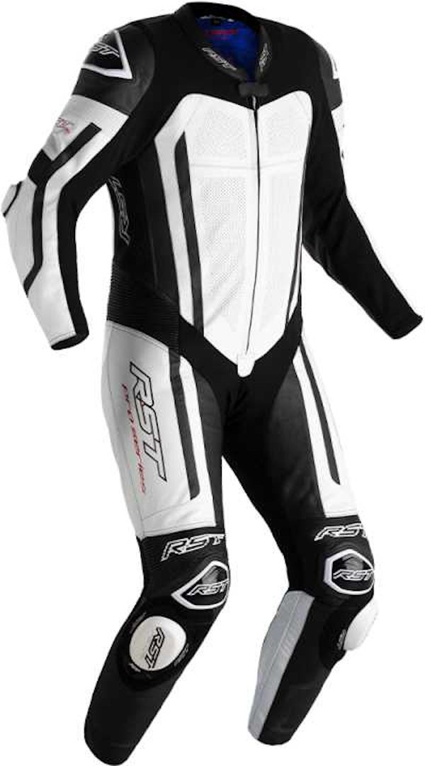 RST Pro Series Evo Airbag Eendelig Motorfiets Lederen Pak zwart/wit M Figuur 1