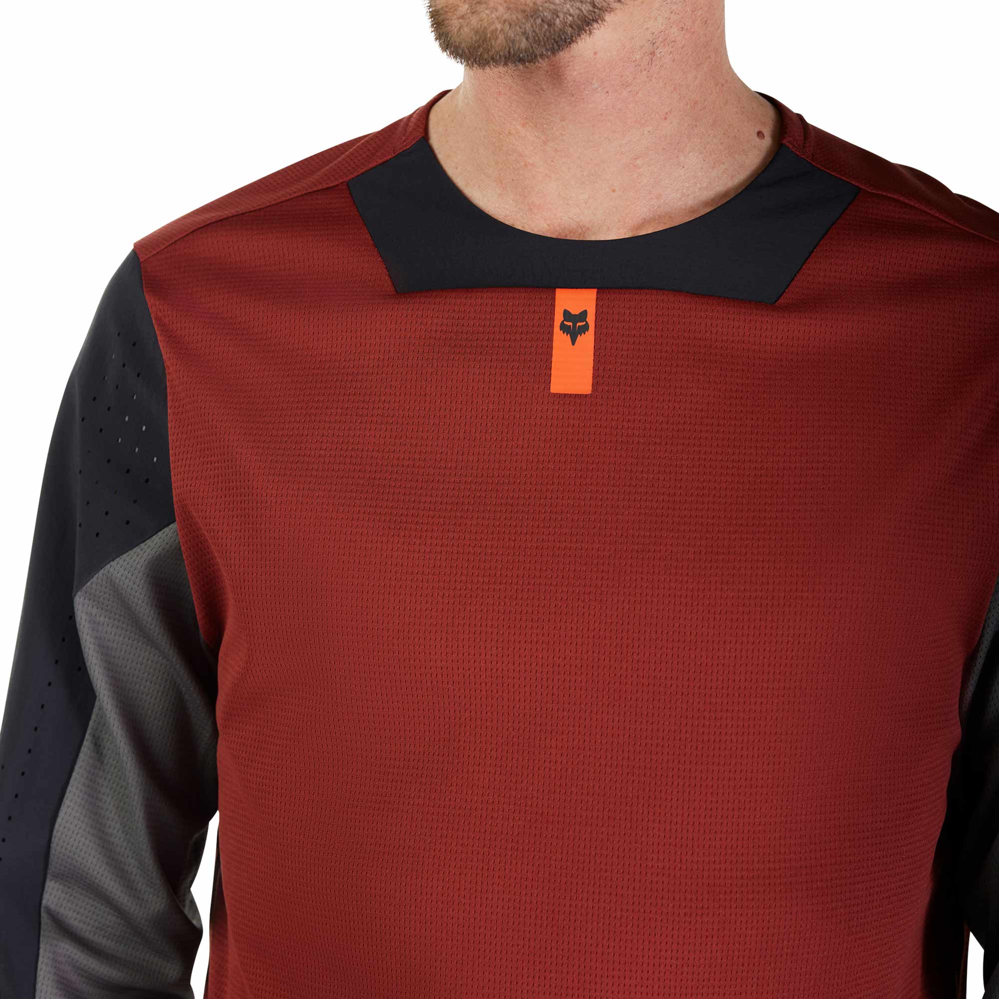 FOX Defend LS Bicycle Jersey dark red L Figure 5