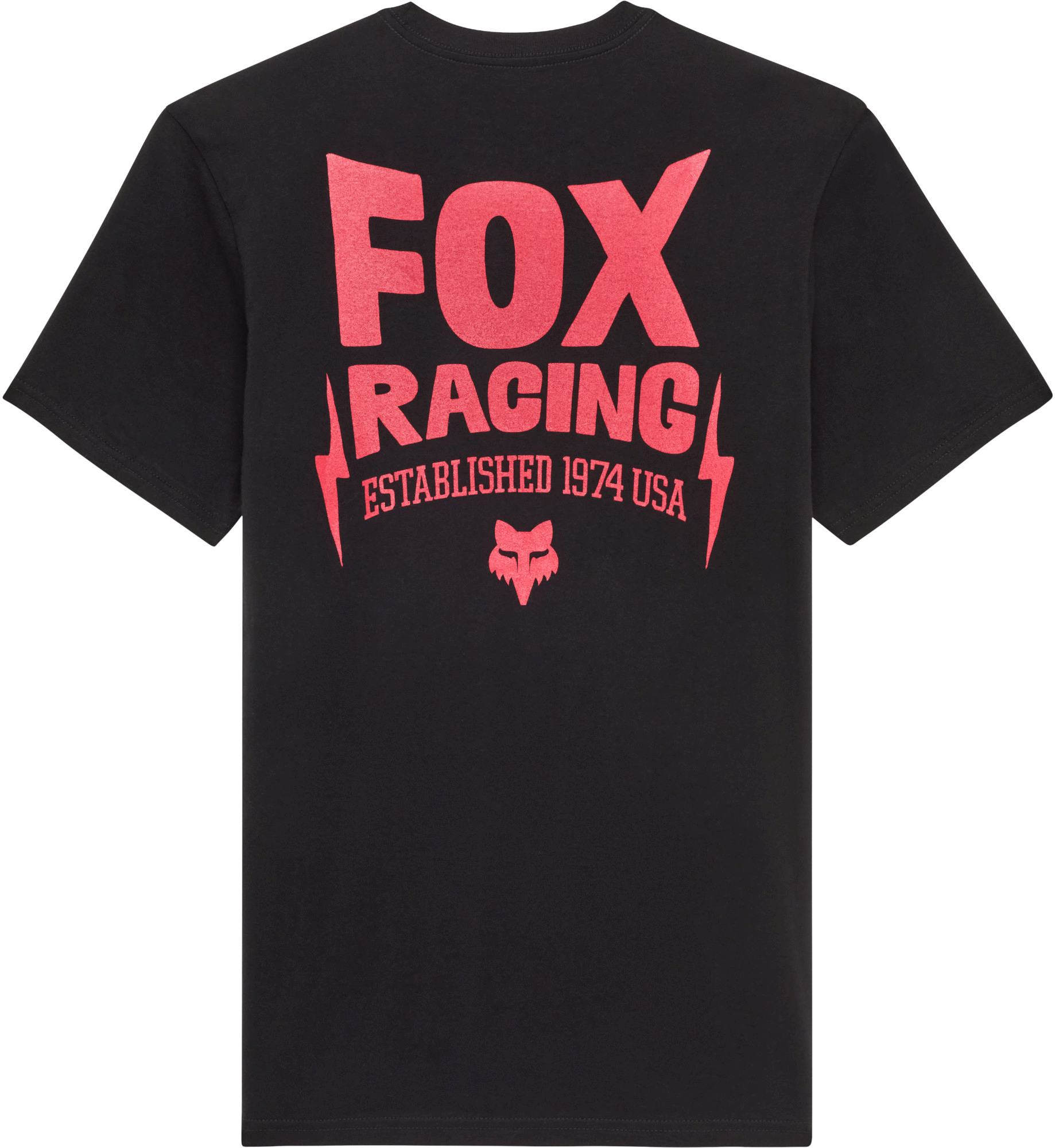 FOX Bolt Premium T-Shirt black/hotpink L Figure 2
