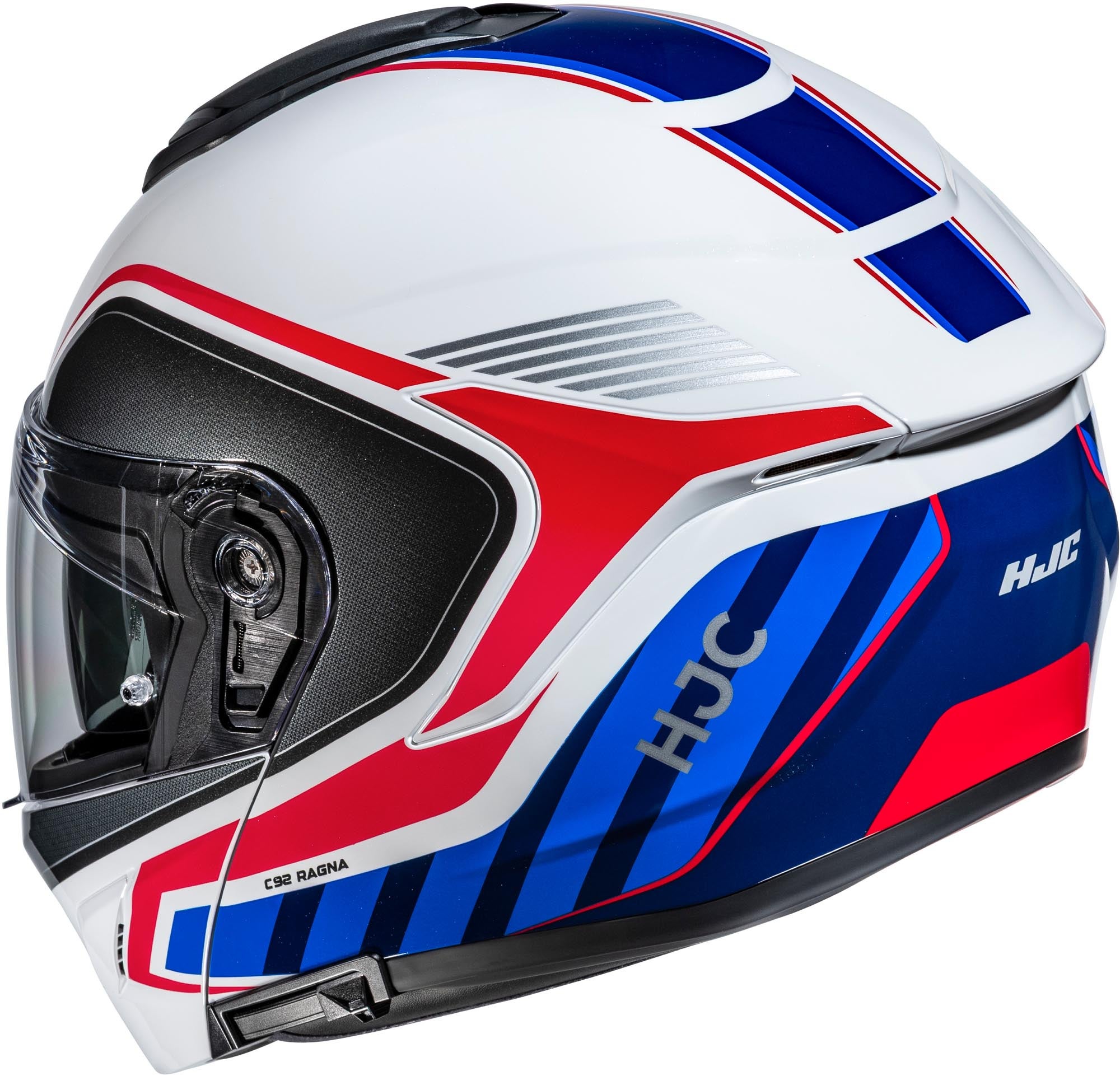 HJC C92 Ragna Каска бяло/червено/синьо L (58/59) Фигура 3