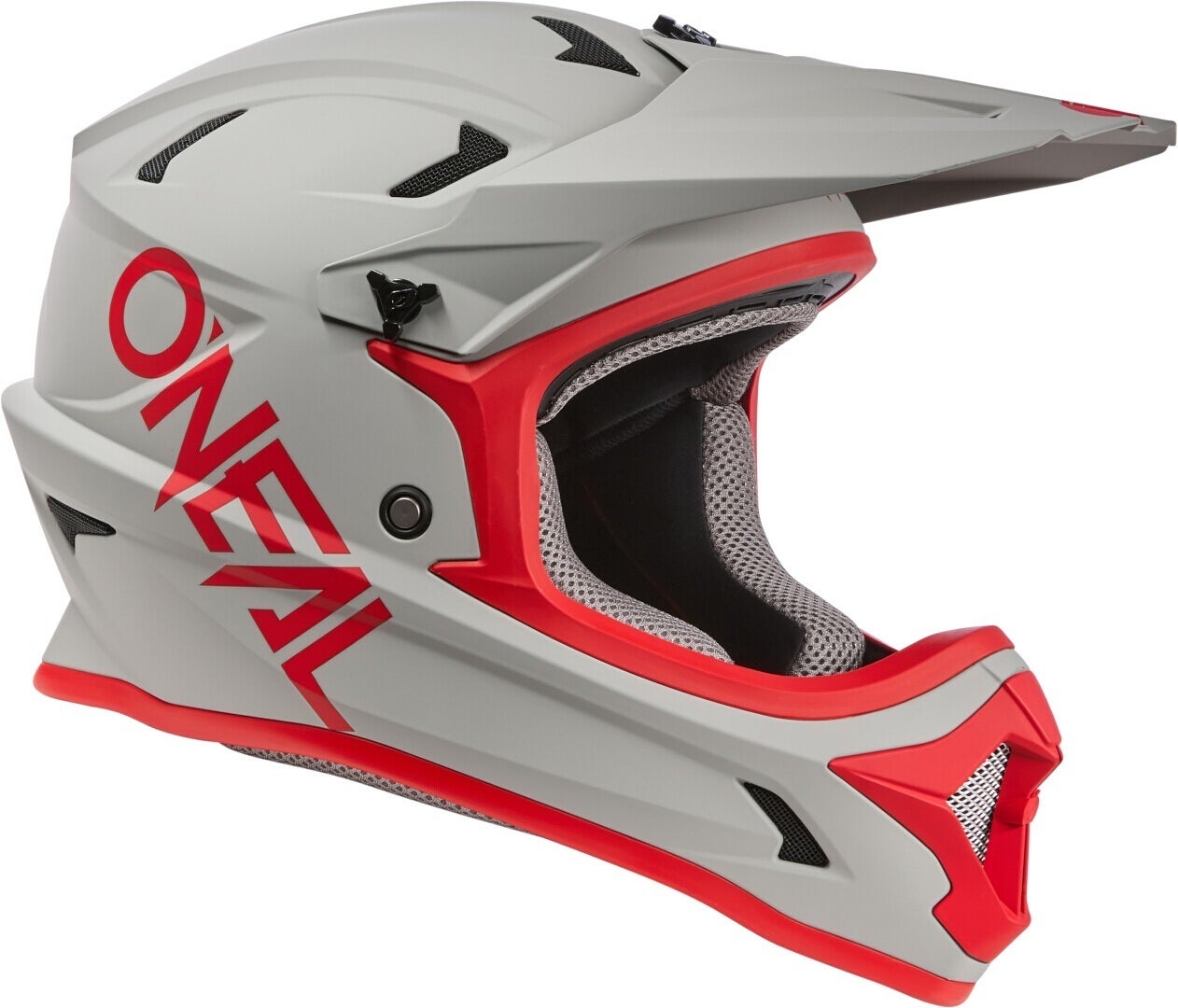 Oneal Sonus Casco da discesa Grigio opaco/rosso S Figura 6