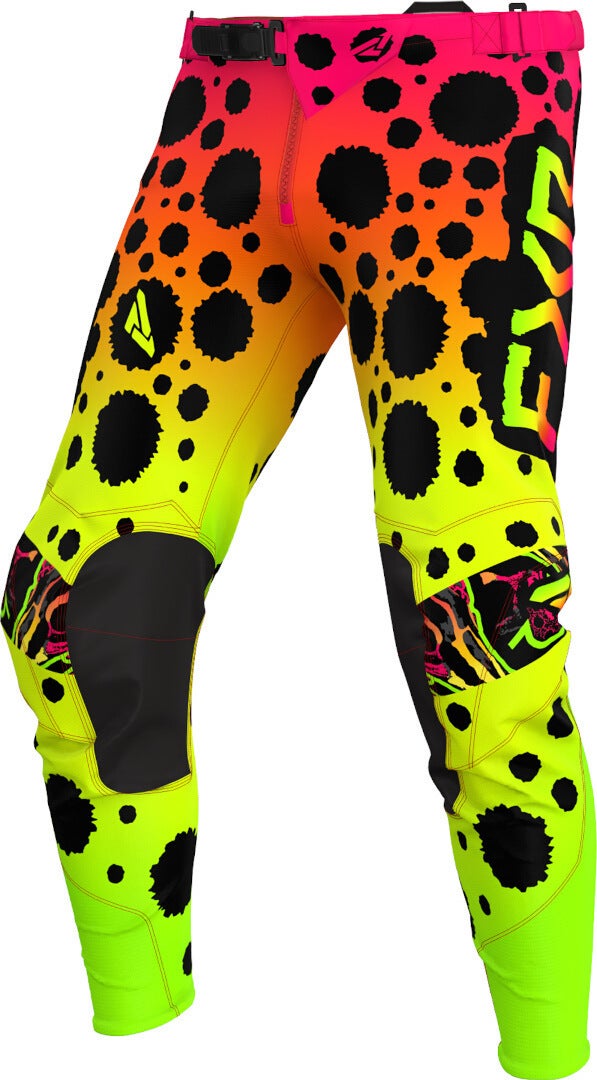 FXR Podium 2024 Youth Motocross bukser neon/sort/pink 24 Figur 1