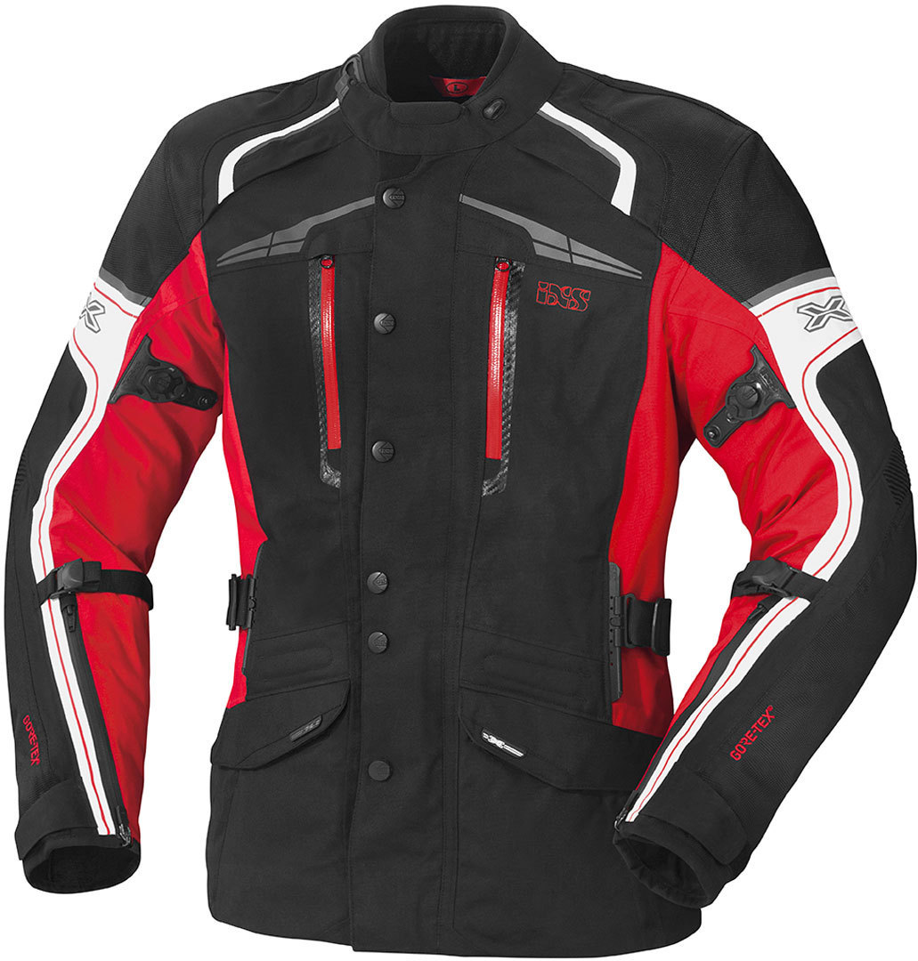 IXS Montgomery Gore-Tex Jaqueta de têxteis de senhoras preto/vermelho/branco L Figura 1