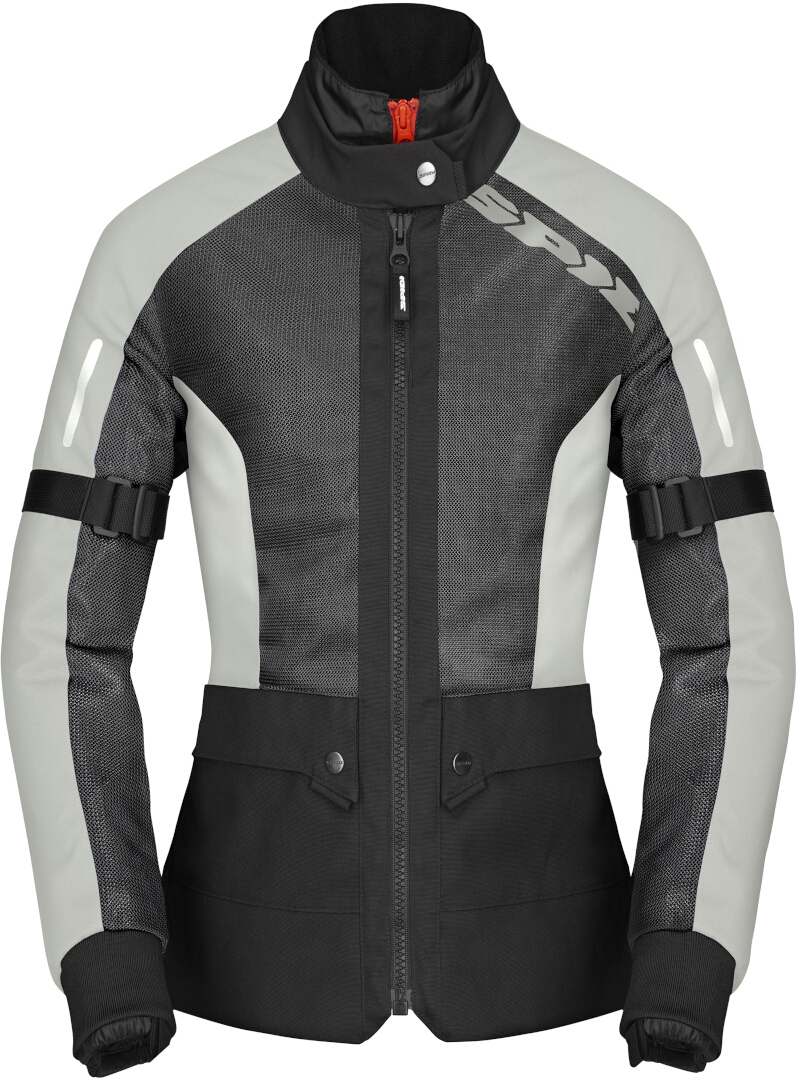 Spidi Net H2Out wasserdichte Damen Motorrad Textiljacke schwarz/eis S Abbildung 1