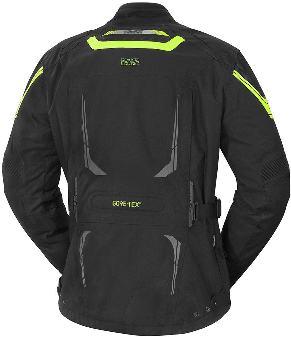 IXS Montgomery Gore-Tex Дамы текстильной куртка чёрно-жёлтый XL Рисунок 2