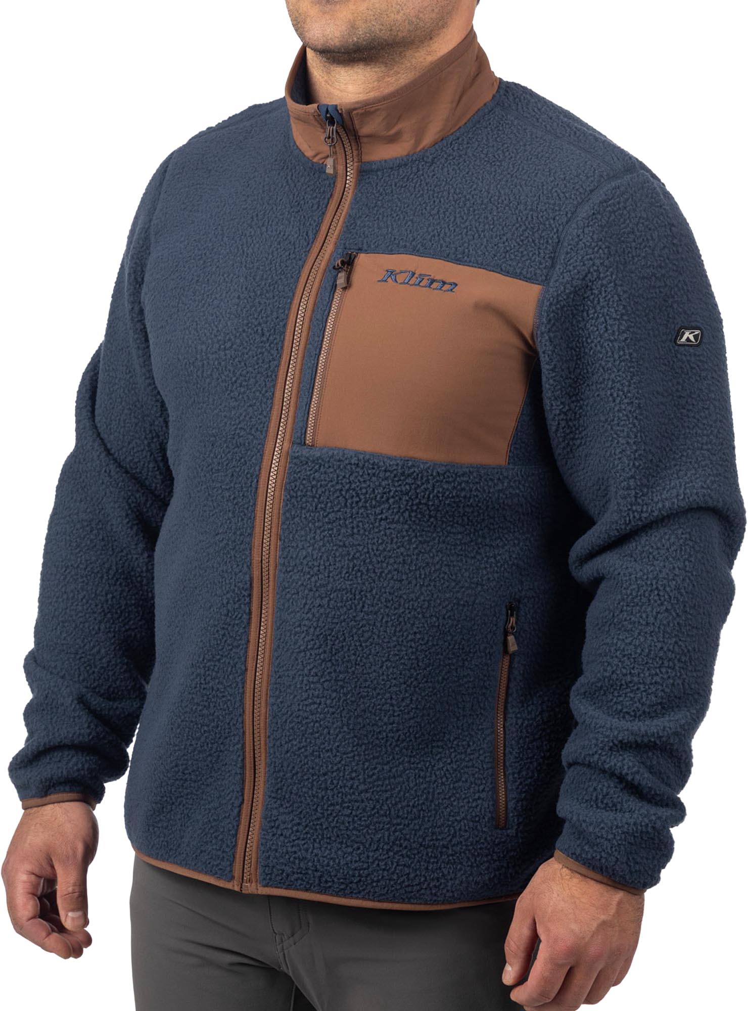 Klim High Pile Veste bleu/marron XL Figure 3