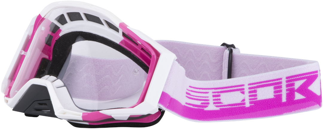 Scorpion Ochelari de motocross Alb/mov Figura 1