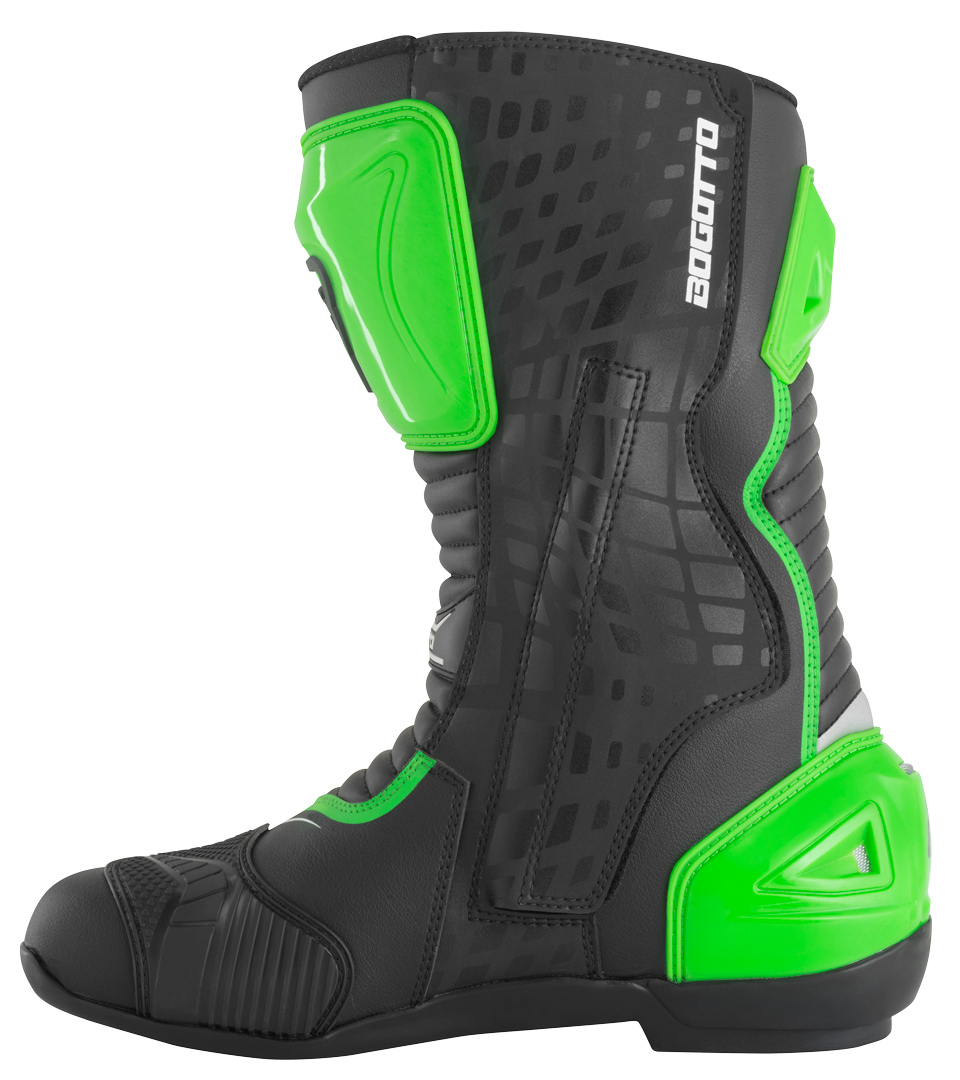 Bogotto Race-X Bottes de moto noir/vert 46 Figure 3