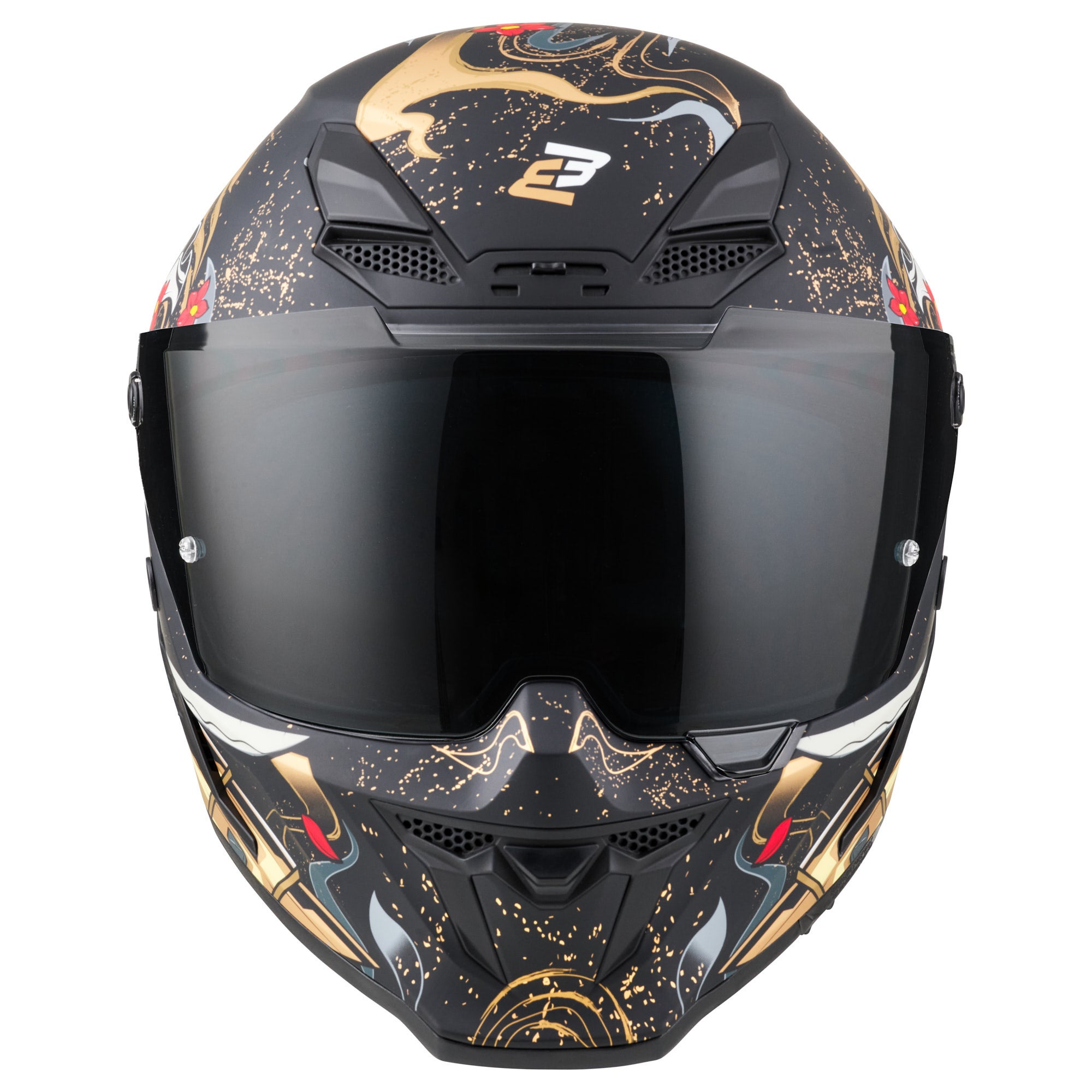Side view of Bogotto Blade Armour Helmet
