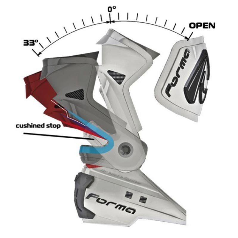 Forma Ice Pro Motorradstiefel schwarz/blau 43 Abbildung 6