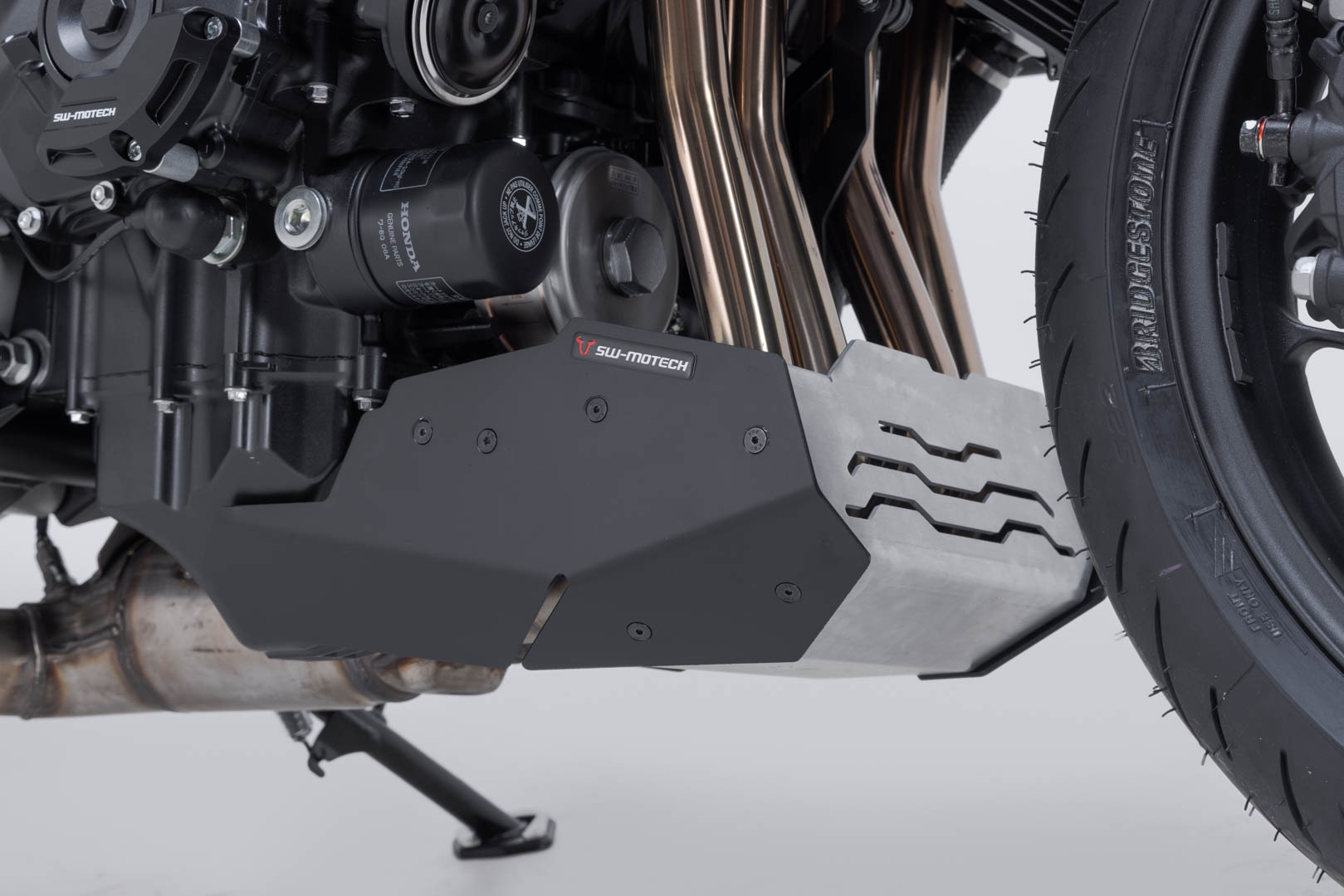 SW-Motech Spoiler frontal - Negru/Argintiu. Honda CB1000 Hornet (24-). Figura 3
