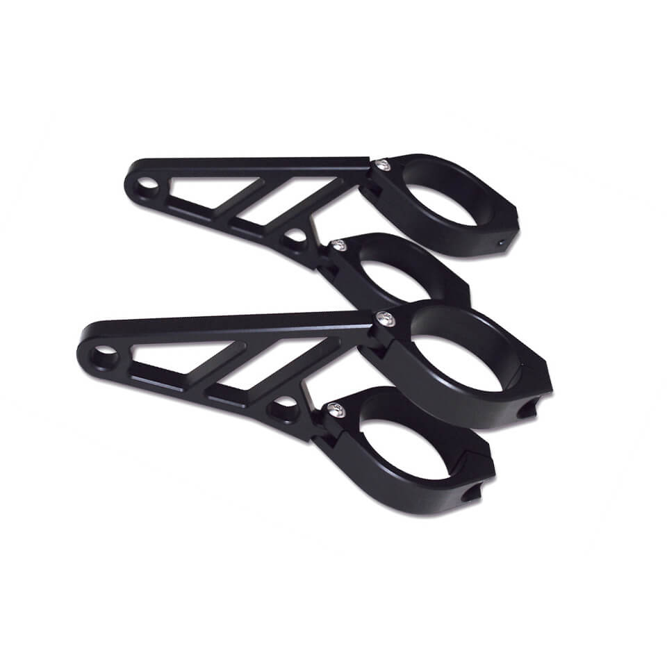HIGHSIDER CNC Scheinwerferhalter-Set, kurz negru 42-43 mm Figura 1 HIGHSIDER CNC Scheinwerferhalter-Set, kurz negru 42-43 mm Figura 1