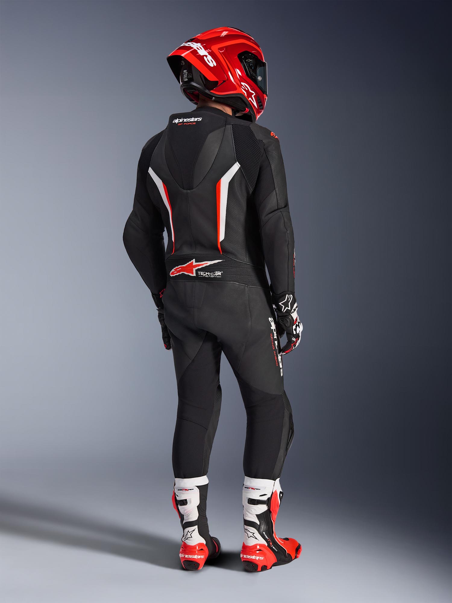 Side view of Alpinestars GP Force V2 1-Piece Motorcycle Leather Suit