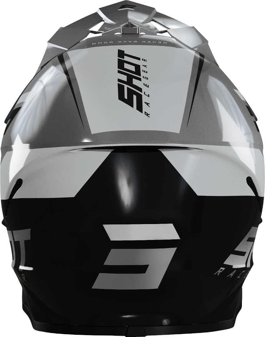 Shot Furious Chase Cască de motocross Negru/gri XS (53/54) Figura 2