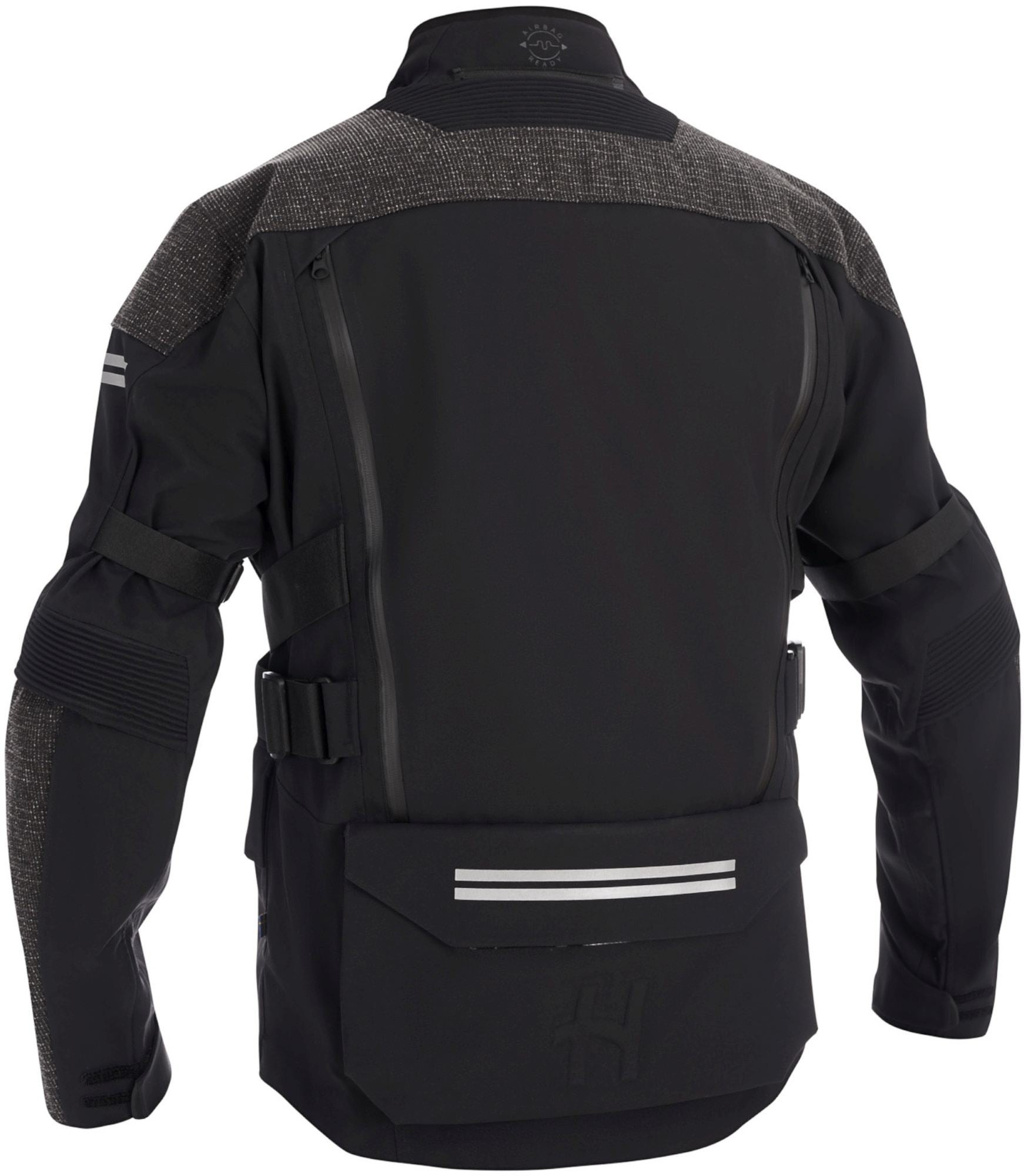 Halvarssons Dalen waterproof Motorcycle Textile Jacket black 62 Figure 2