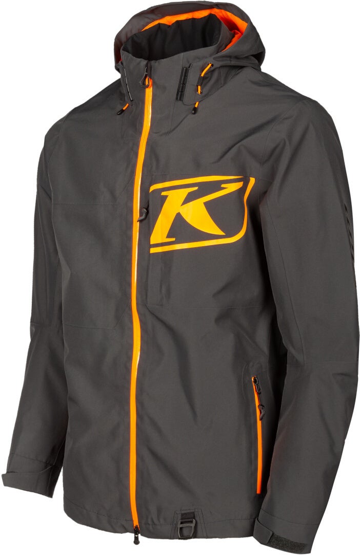 Klim Powerxross 2022 Snowmobile Jacket grey/orange L Figure 1
